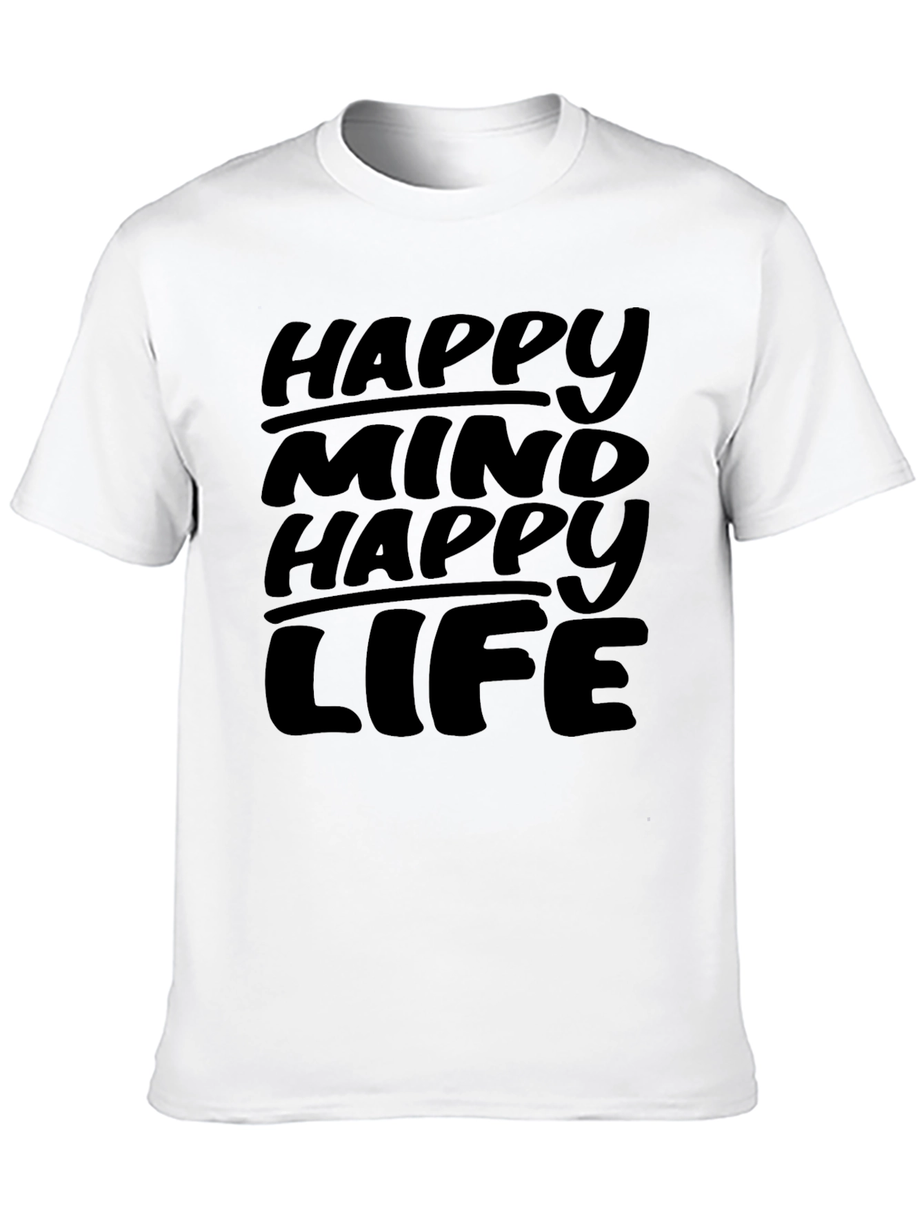 Happy Mind Happy Life Graphic Tee