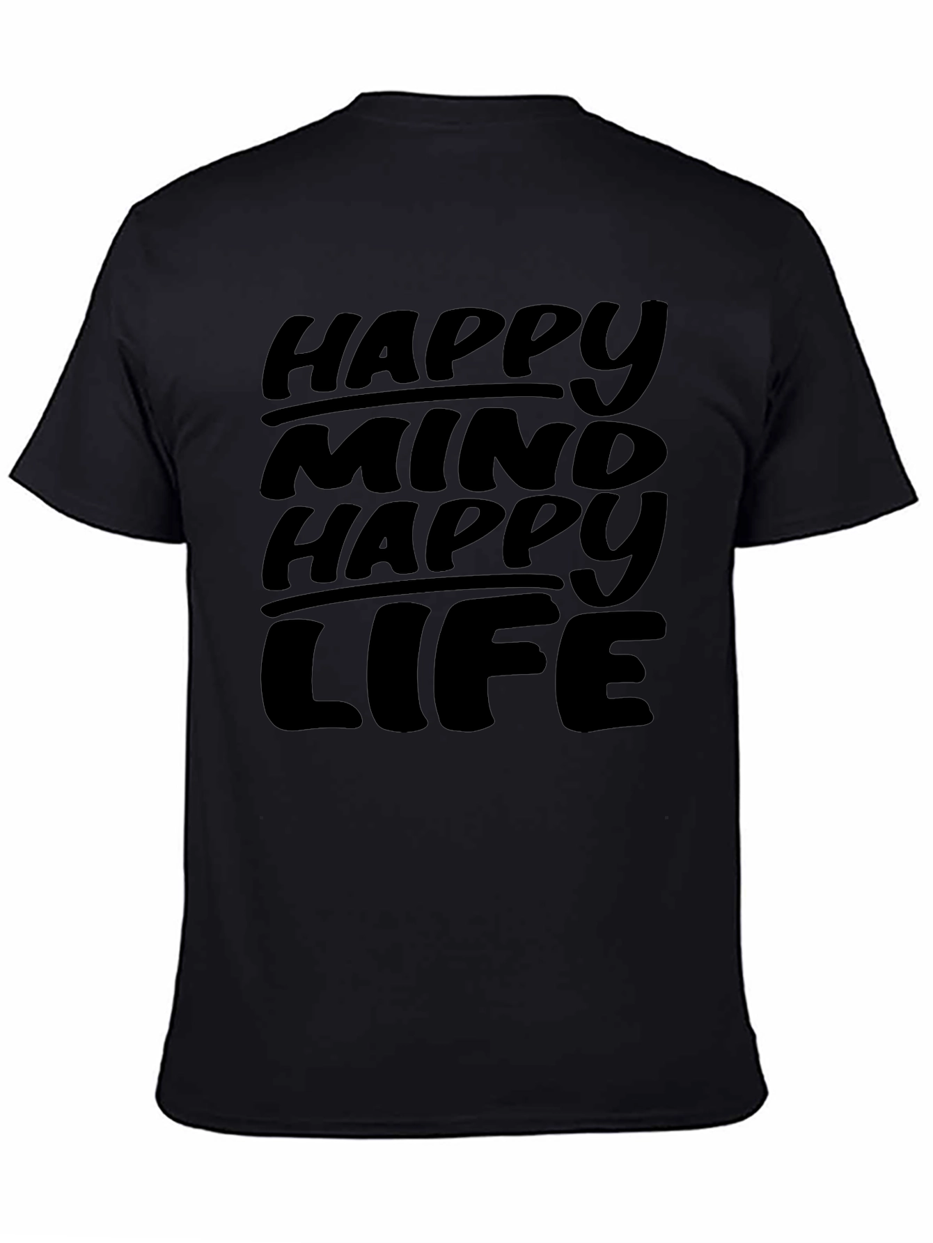 Happy Mind Happy Life Graphic Tee