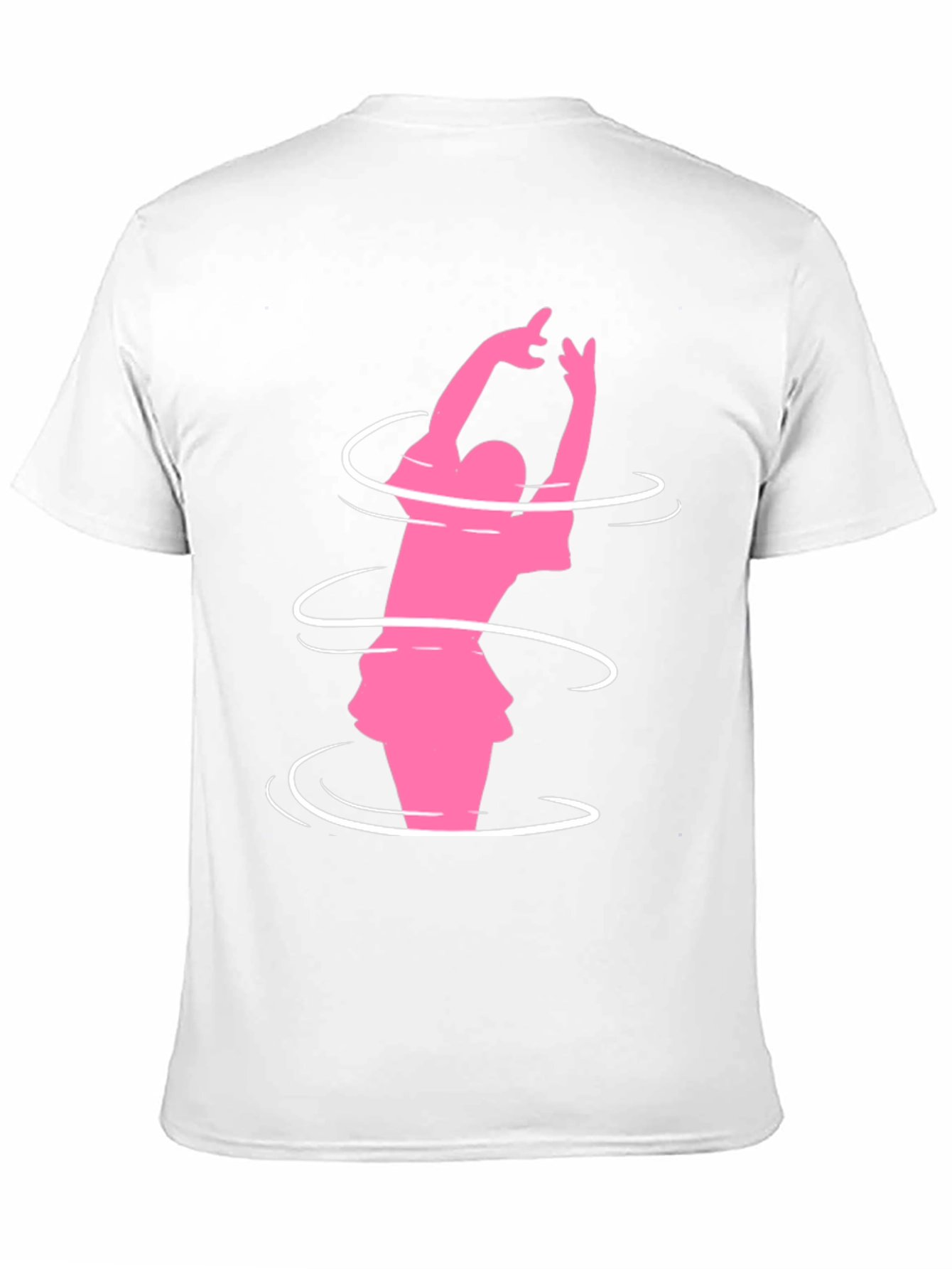 Pink Dancer Black Tee Shirt