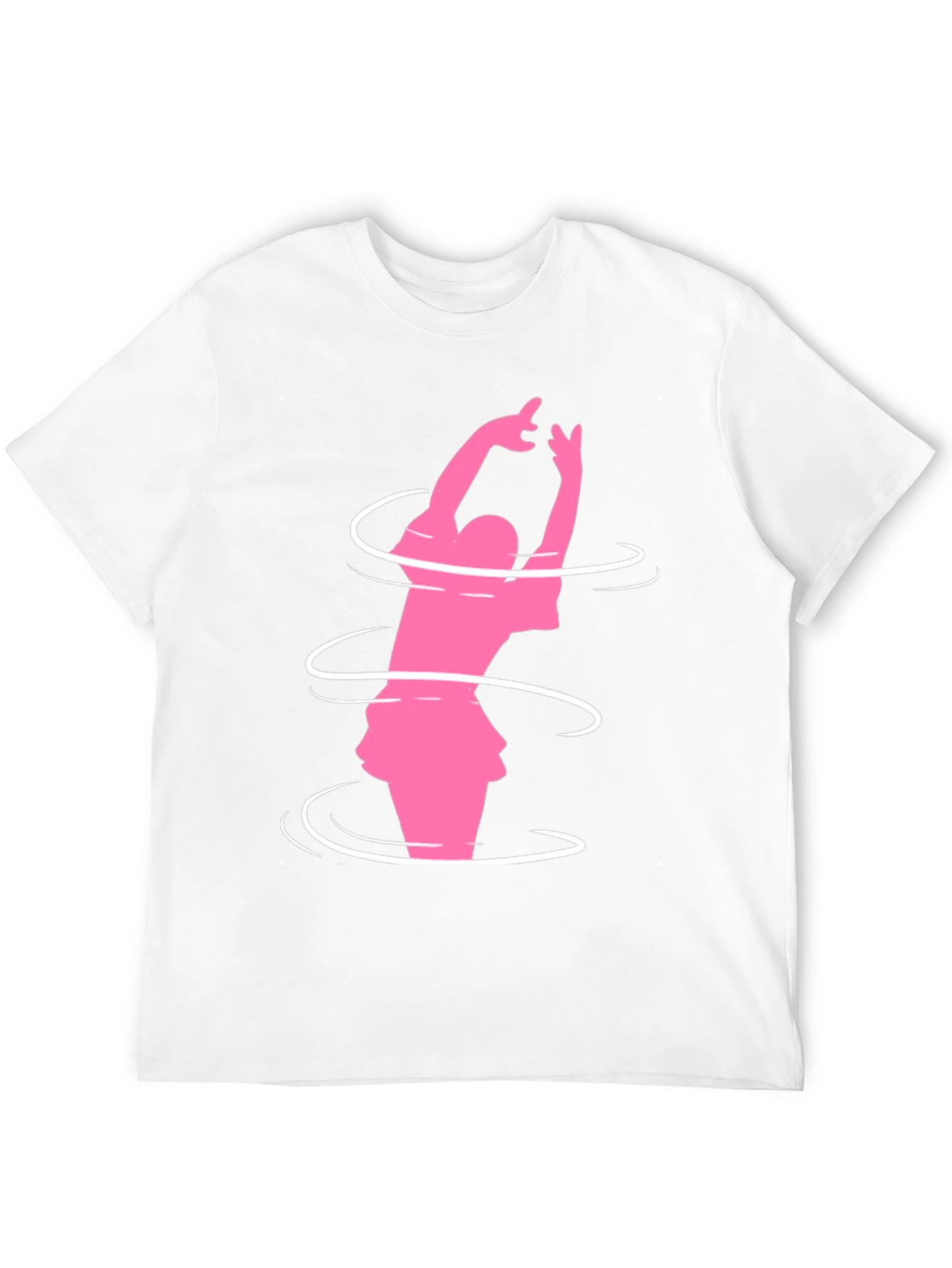 Pink Dancer Black Tee Shirt