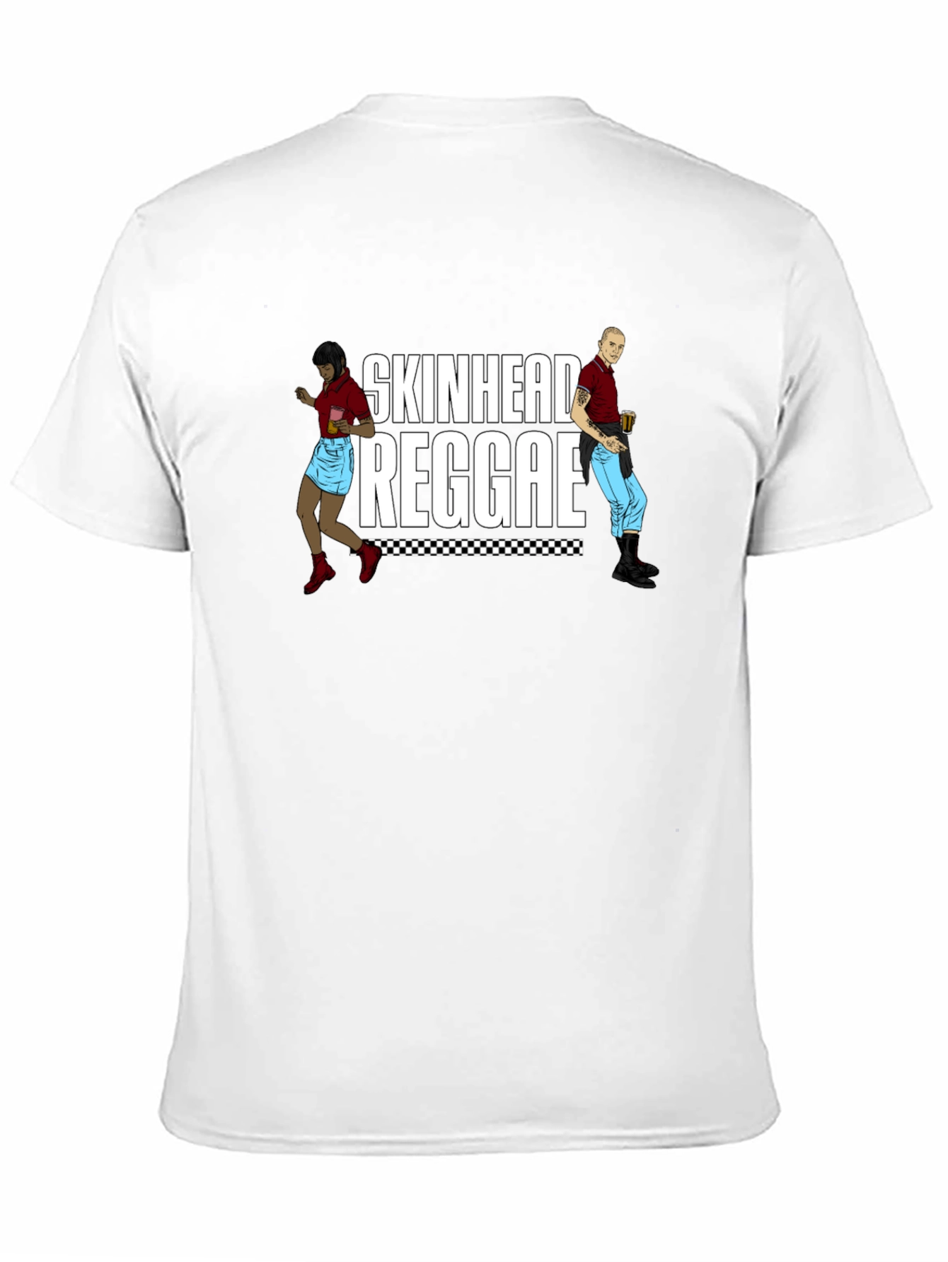 Skinhead Reggae Graphic T-Shirt - Black
