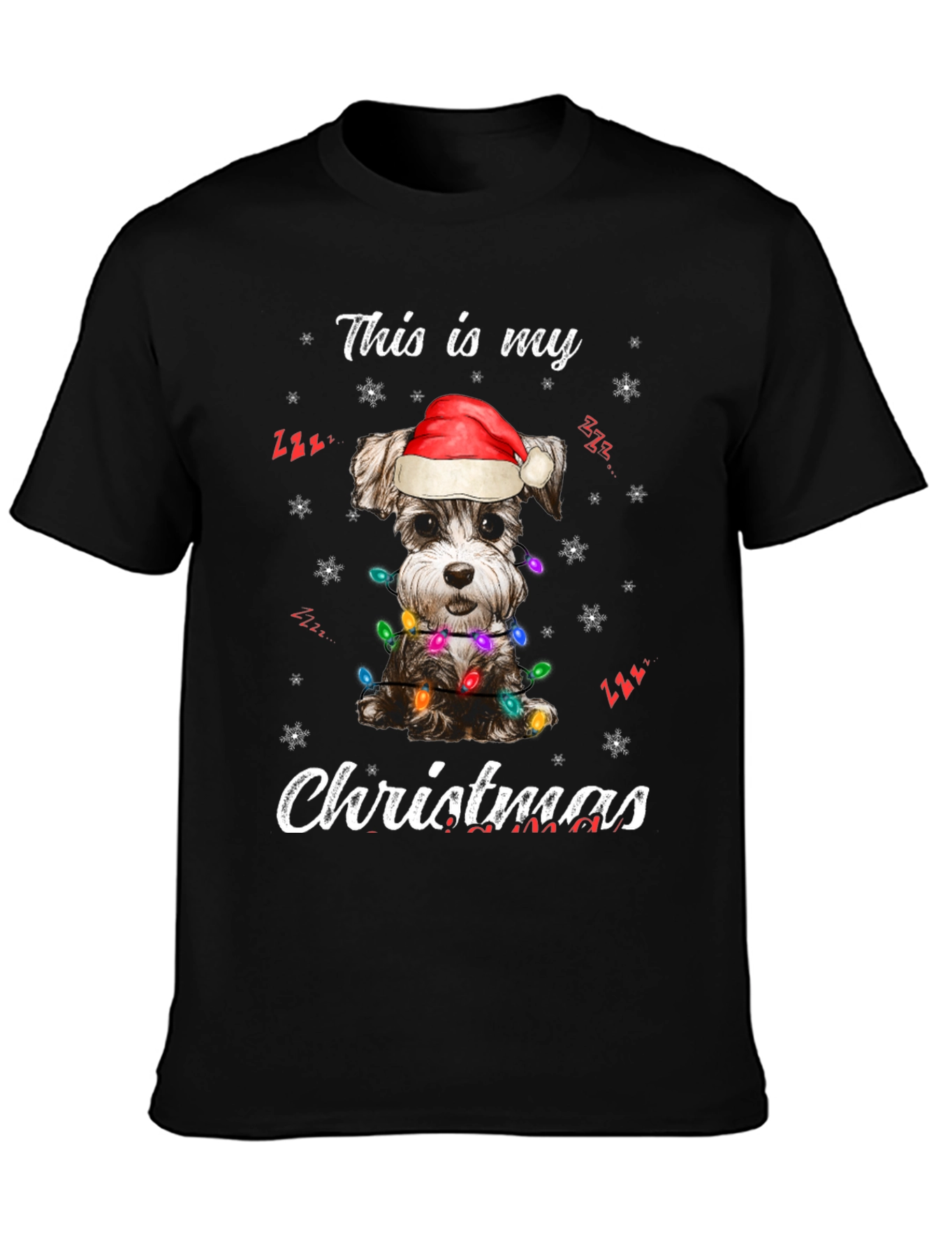 Festive Dog Christmas T-Shirt