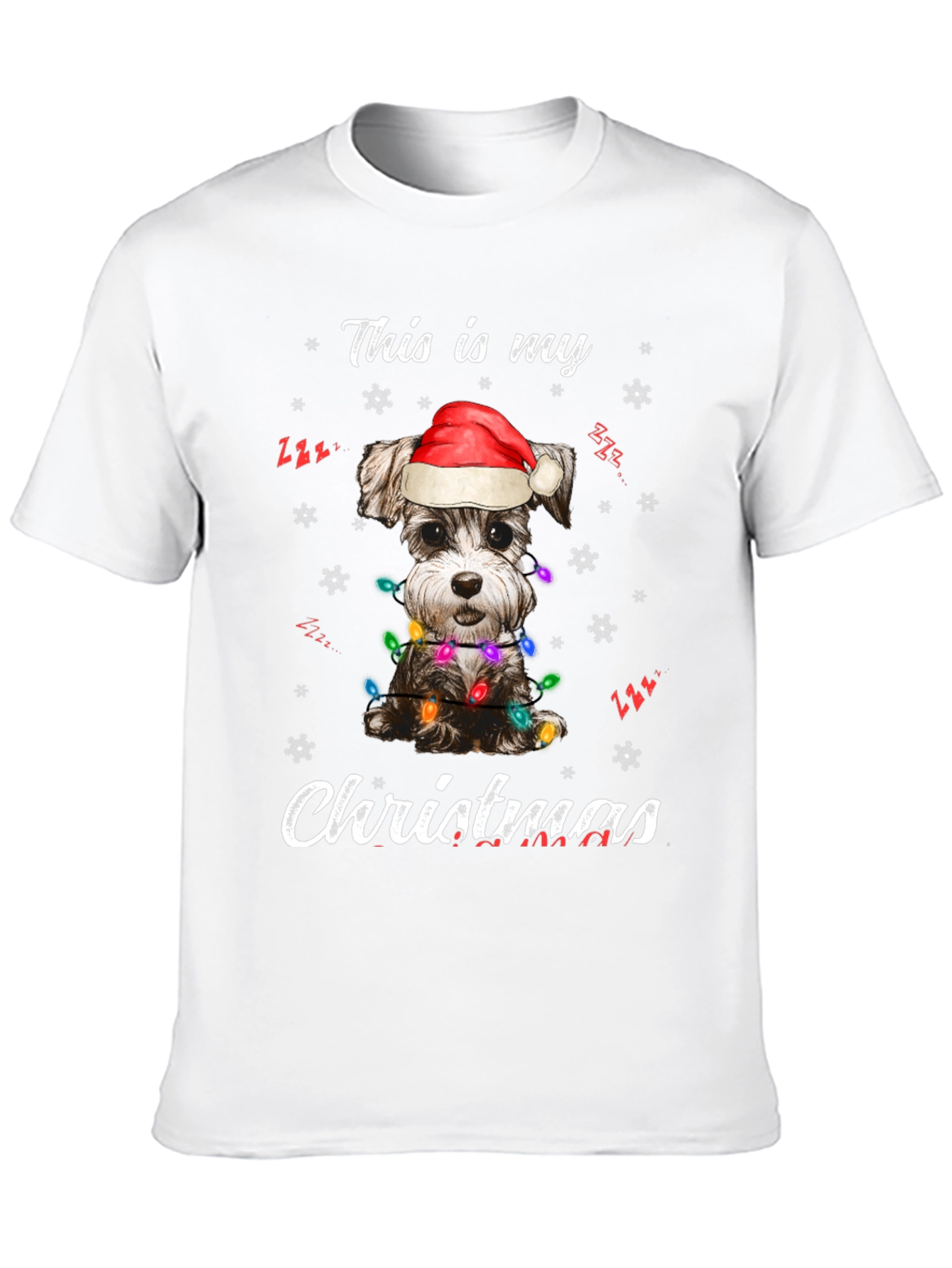 Festive Dog Christmas T-Shirt