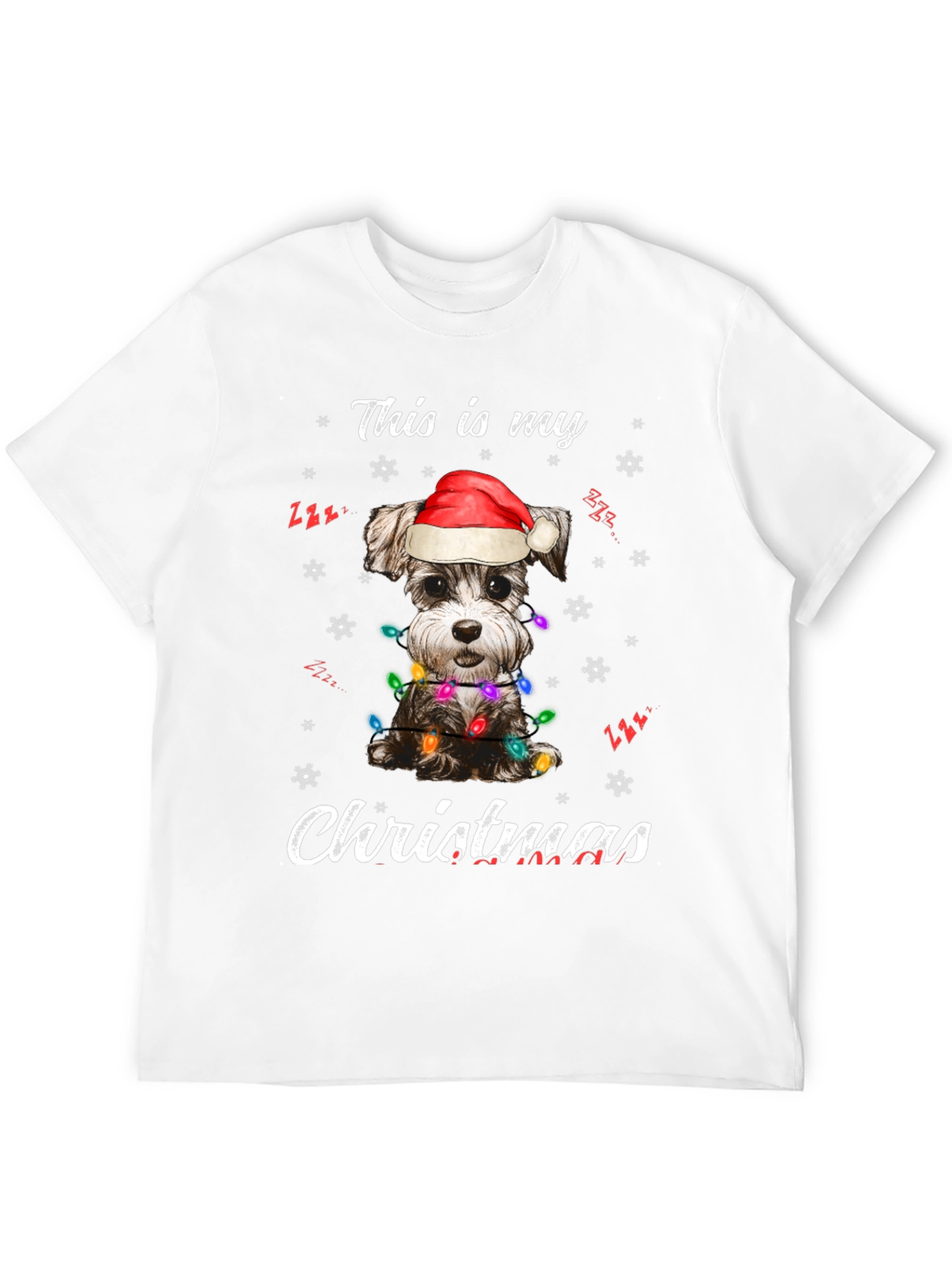 Festive Dog Christmas T-Shirt