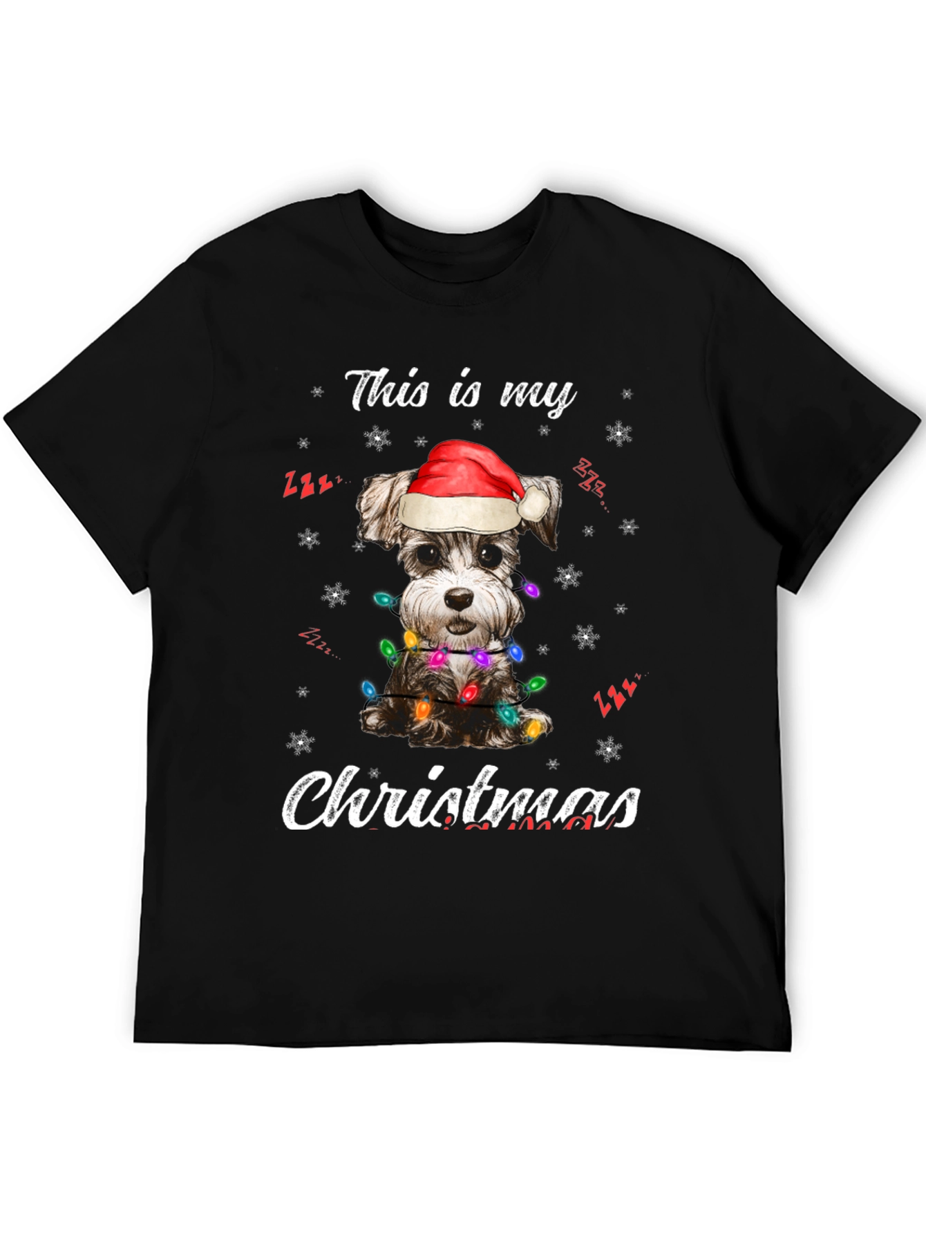 Festive Dog Christmas T-Shirt