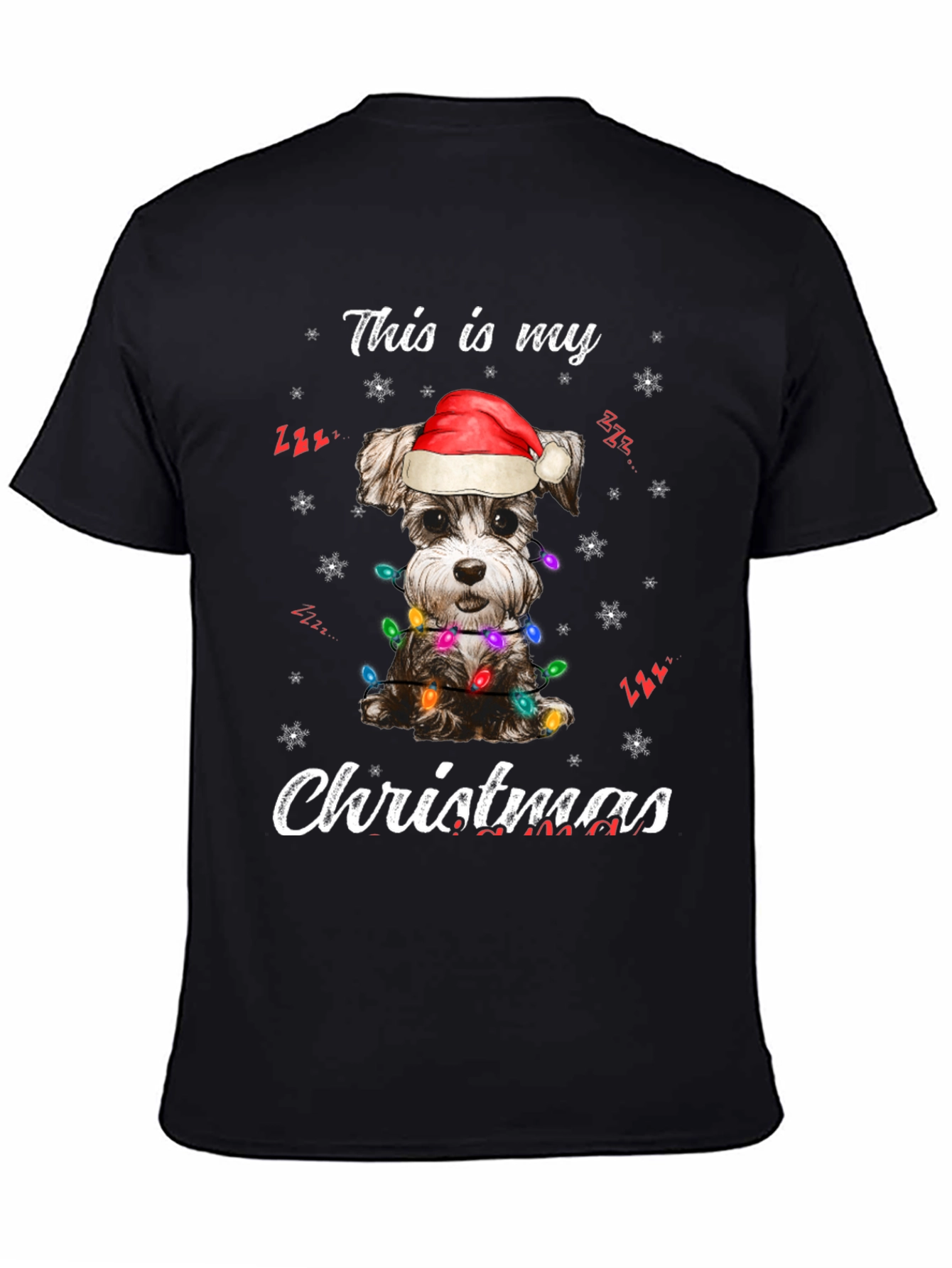Festive Dog Christmas T-Shirt