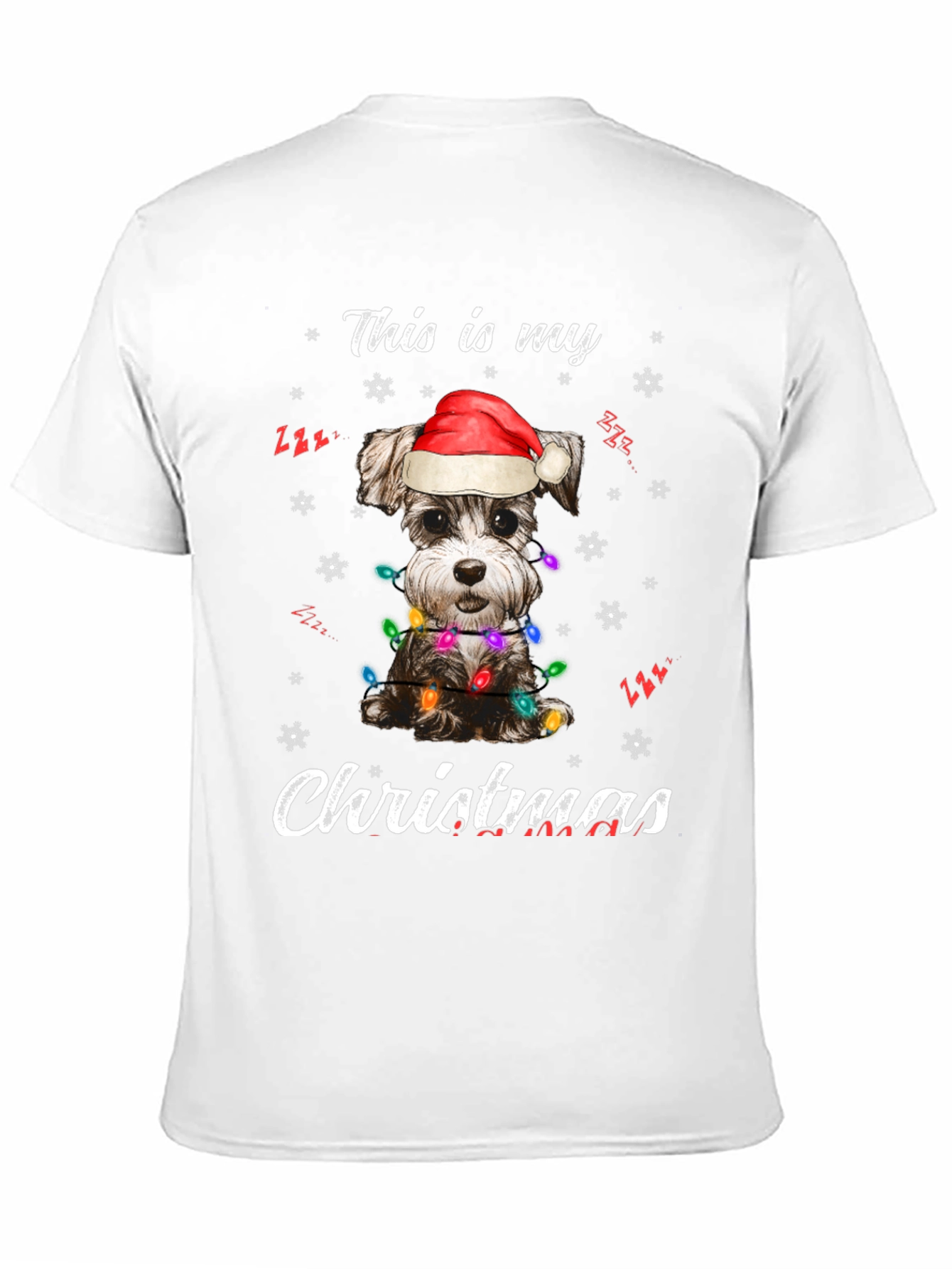 Festive Dog Christmas T-Shirt