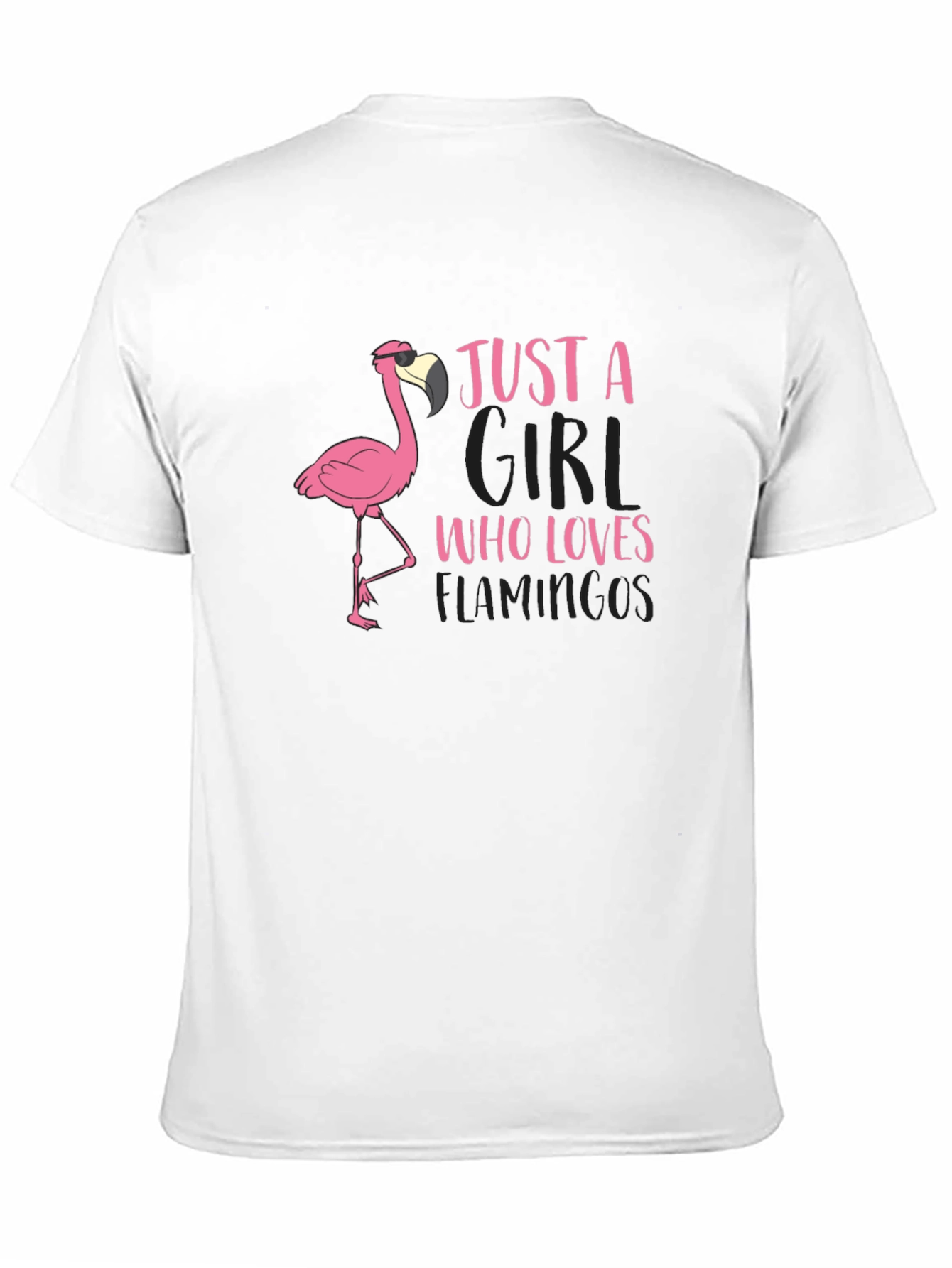 Just A Girl Who Loves Flamingos T-Shirt