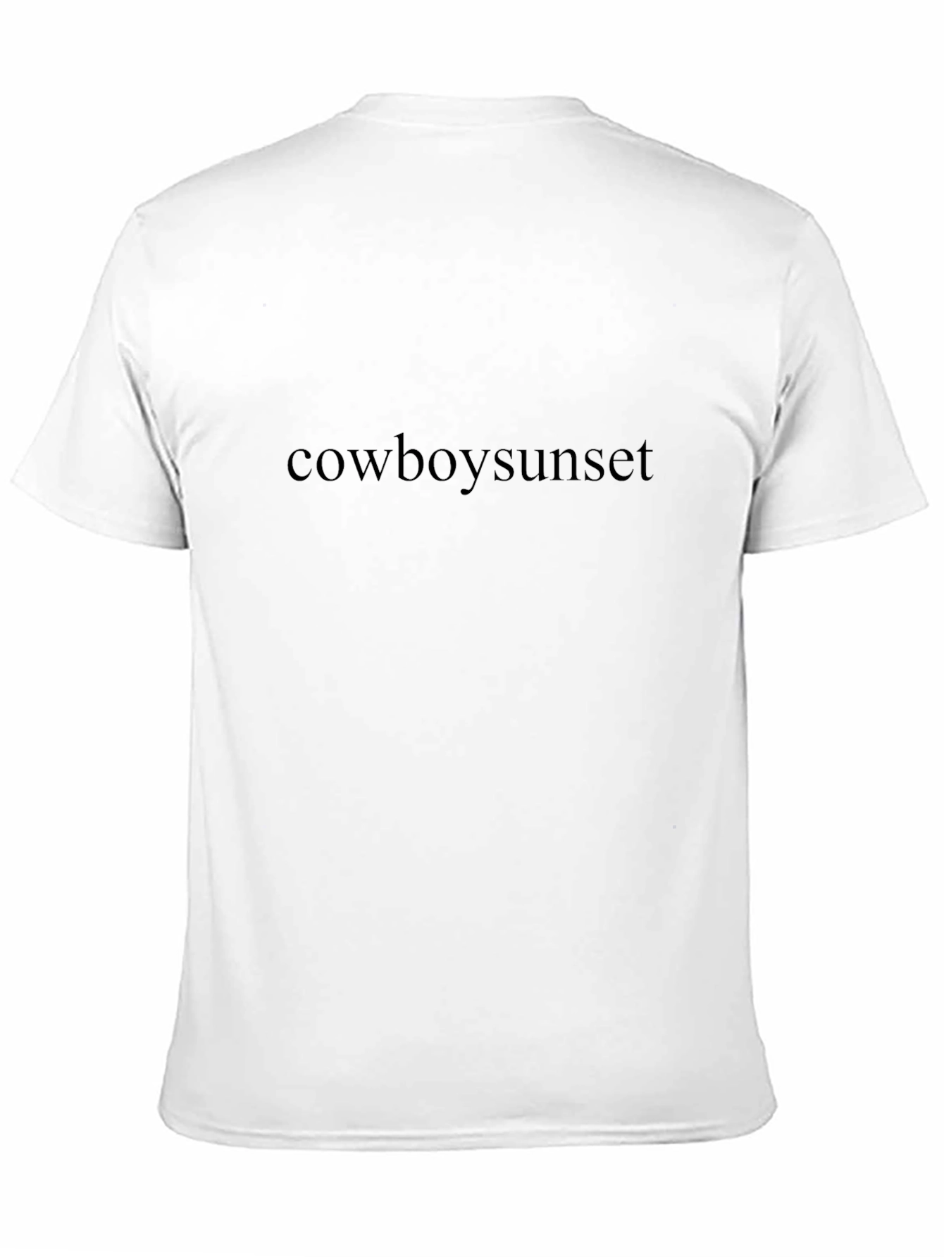 Cowboysunset Black T-Shirt