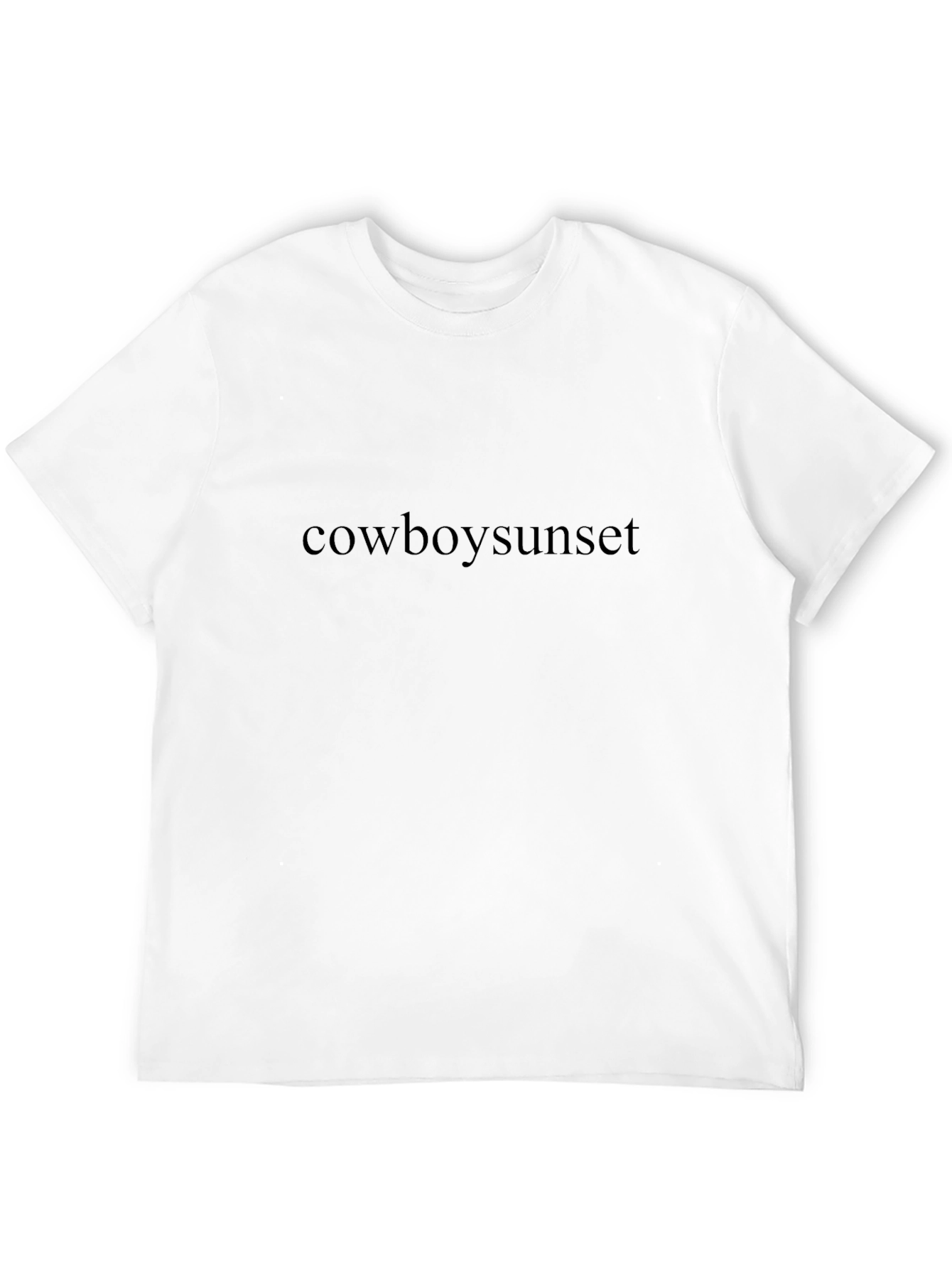 Cowboysunset Black T-Shirt