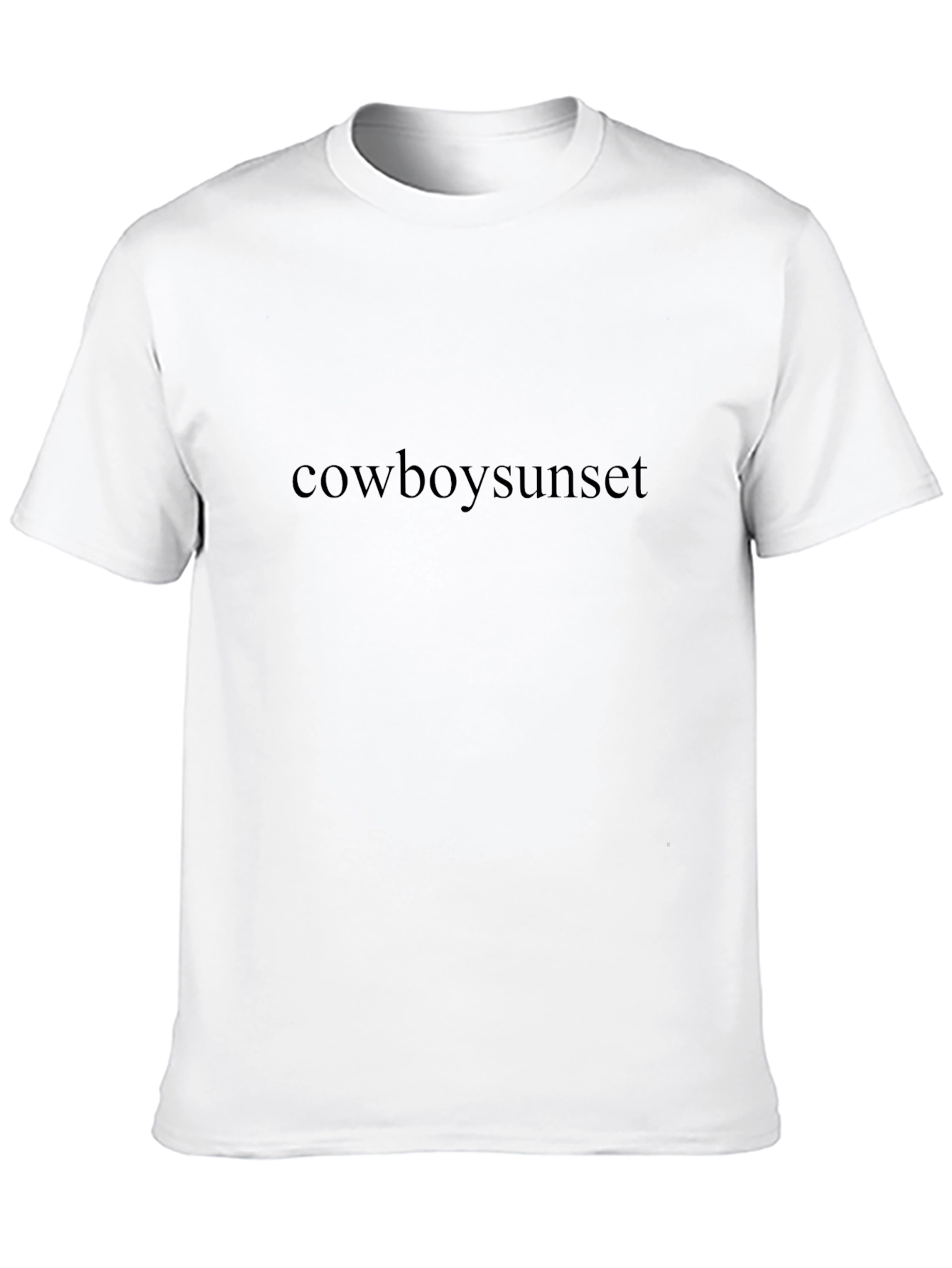 Cowboysunset Black T-Shirt
