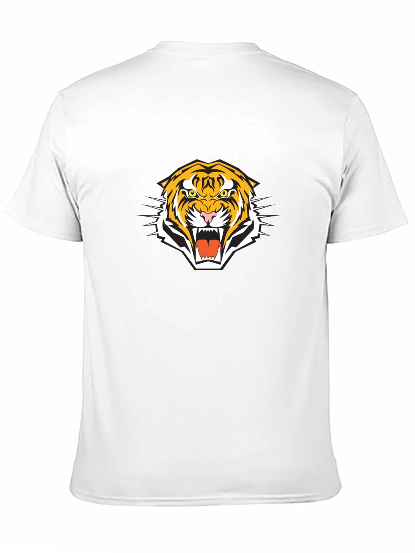 Bold Tiger Graphic Tee - Mens Black T-Shirt