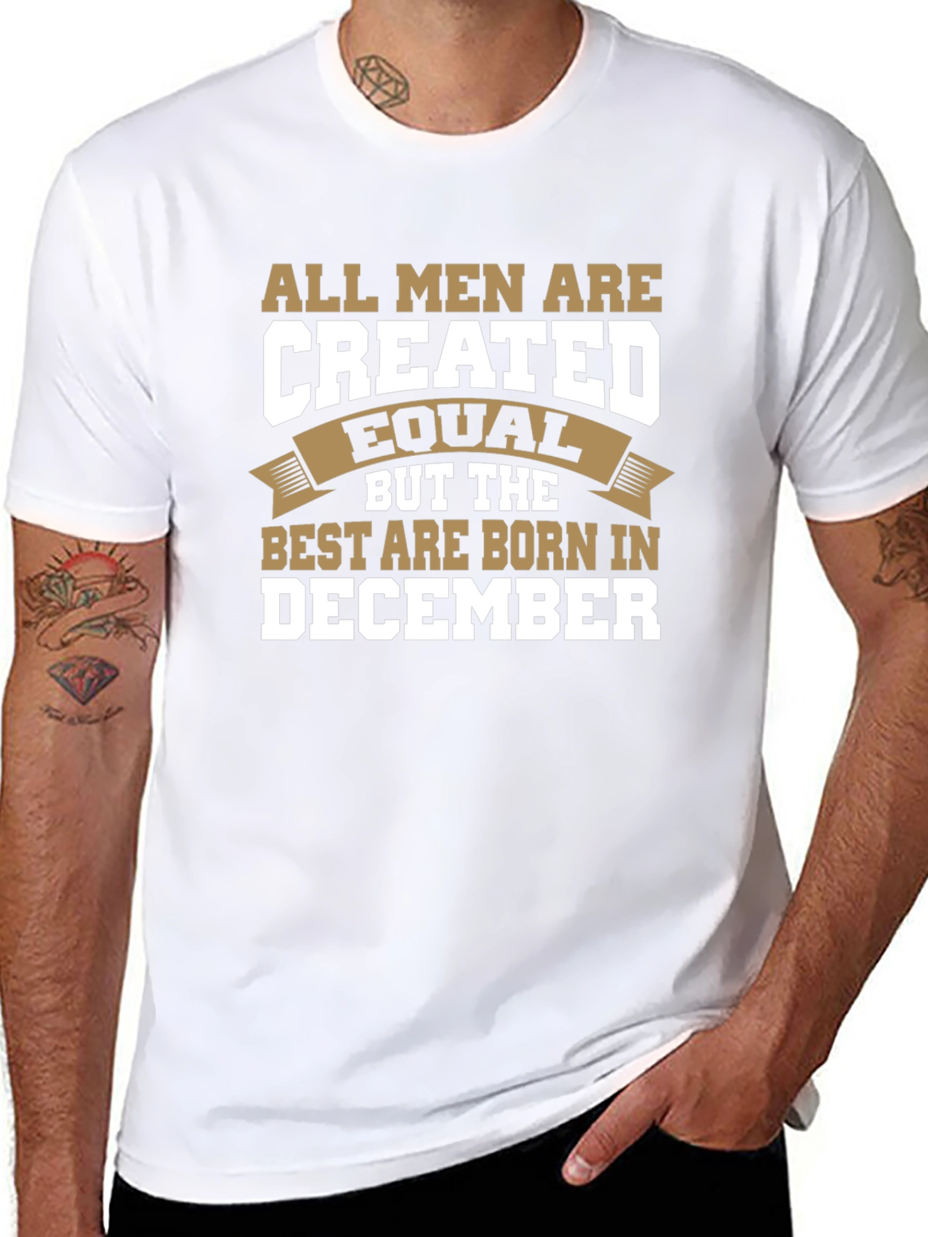 December Birthday T-Shirt - Best Born In
