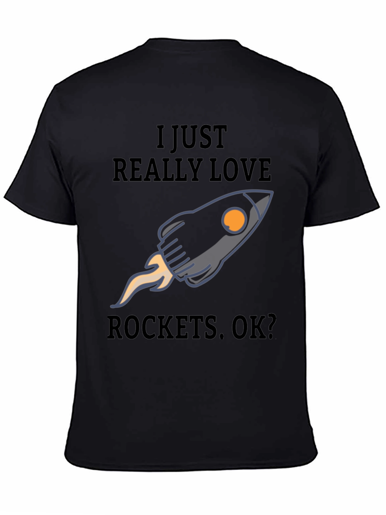 I Love Rockets T-Shirt - Space Enthusiast Tee
