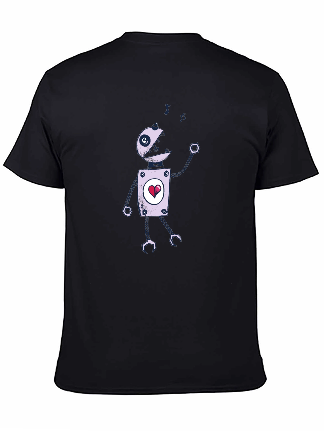 Robot Heart T-Shirt - Unique Graphic Tee