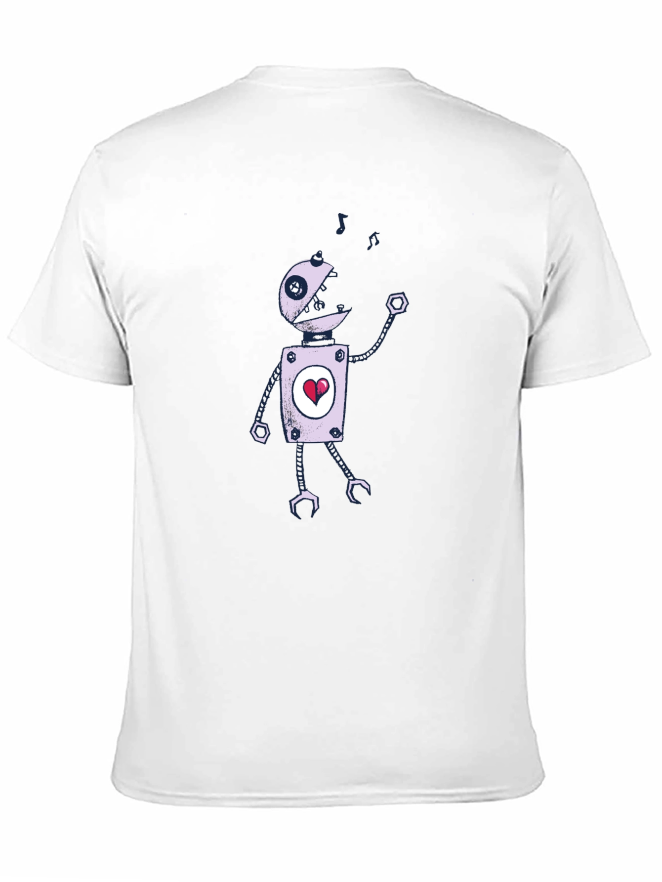 Robot Heart T-Shirt - Unique Graphic Tee