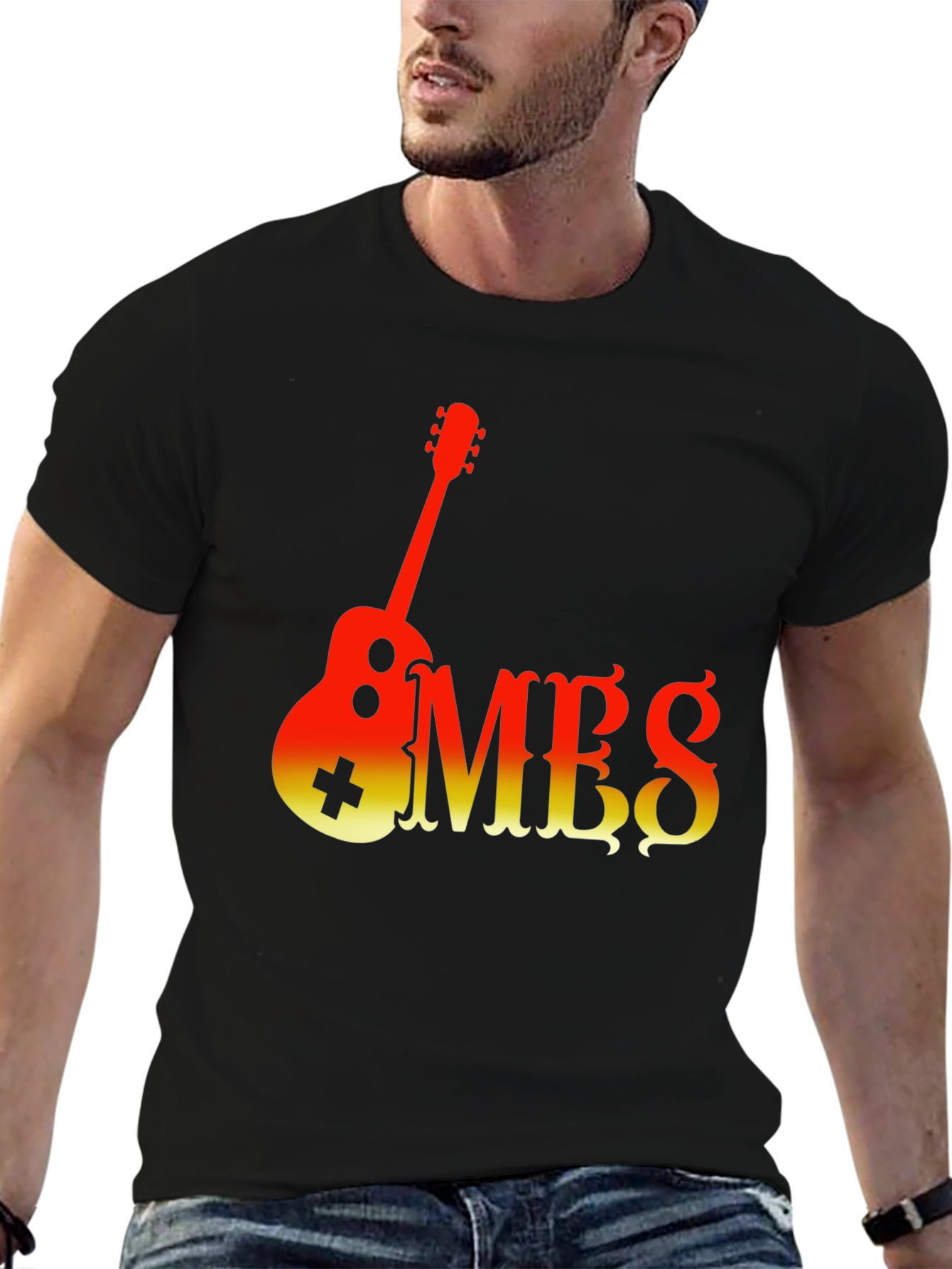 Guitar MBS Graphic Tee - Cool Band Shirt