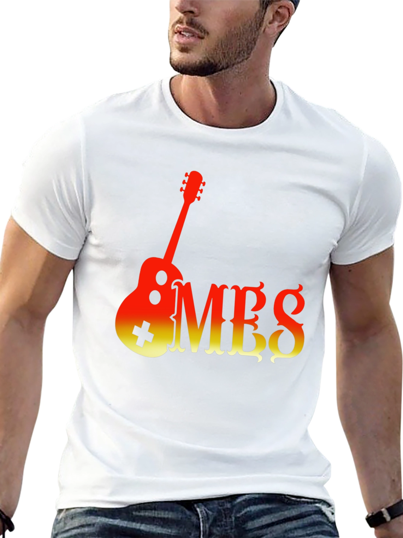 Guitar MBS Graphic Tee - Cool Band Shirt