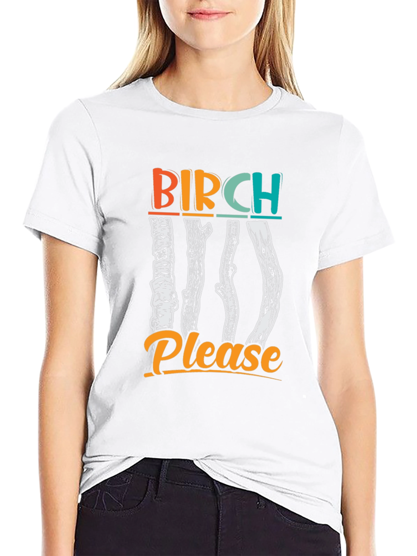 Birch Please Graphic T-Shirt Funny Tree Pun Tee