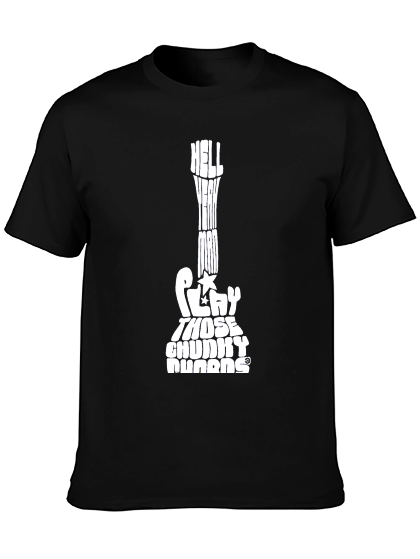 Hell Yeah Man Guitar Chord T-Shirt