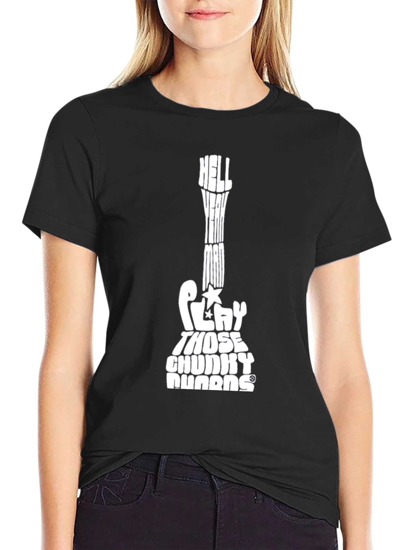 Hell Yeah Man Guitar Chord T-Shirt