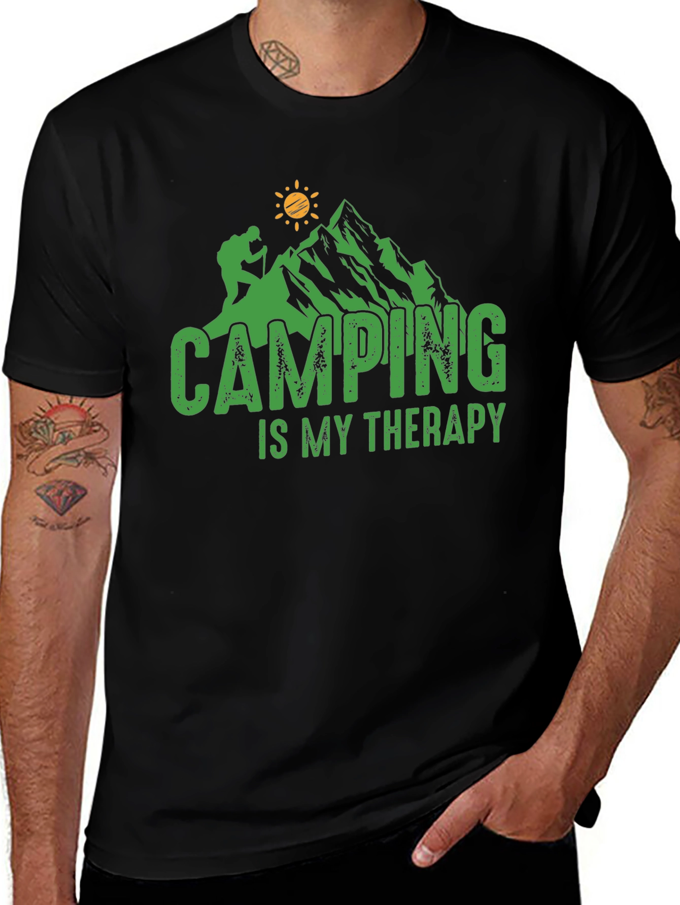 Camping is My Therapy T-Shirt | Adventure Tee