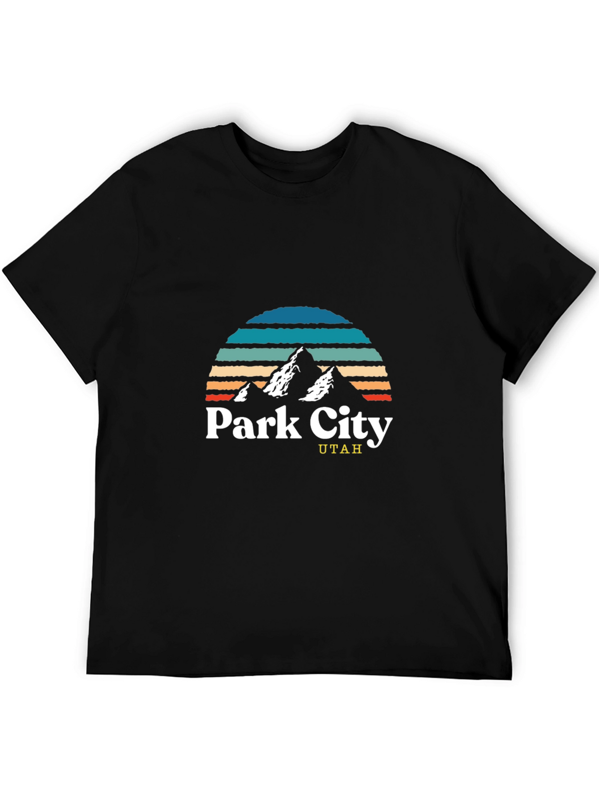 Park City Utah Graphic Tee - Retro Mountain Design