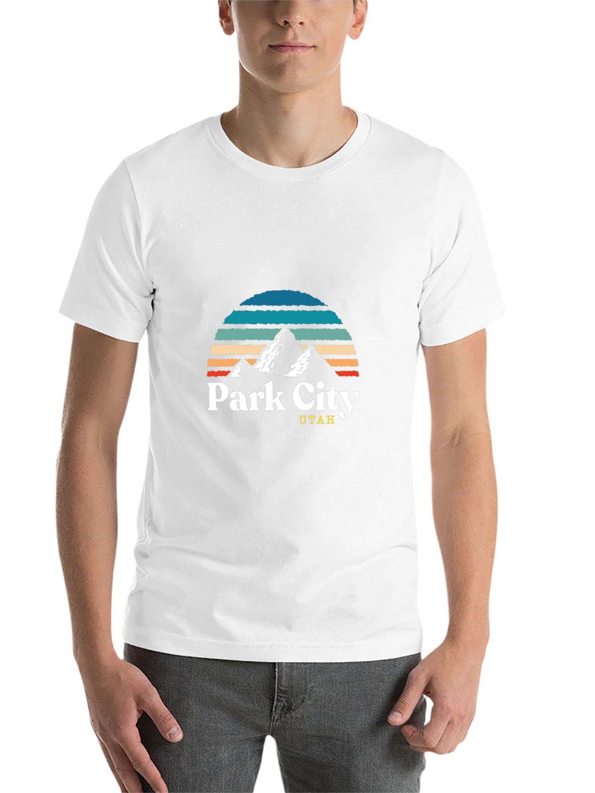 Park City Utah Graphic Tee - Retro Mountain Design