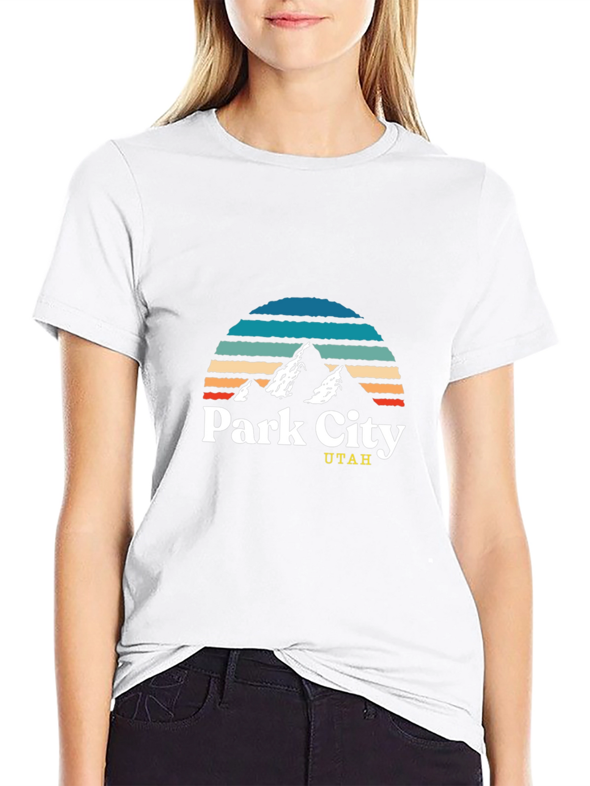 Park City Utah Graphic Tee - Retro Mountain Design