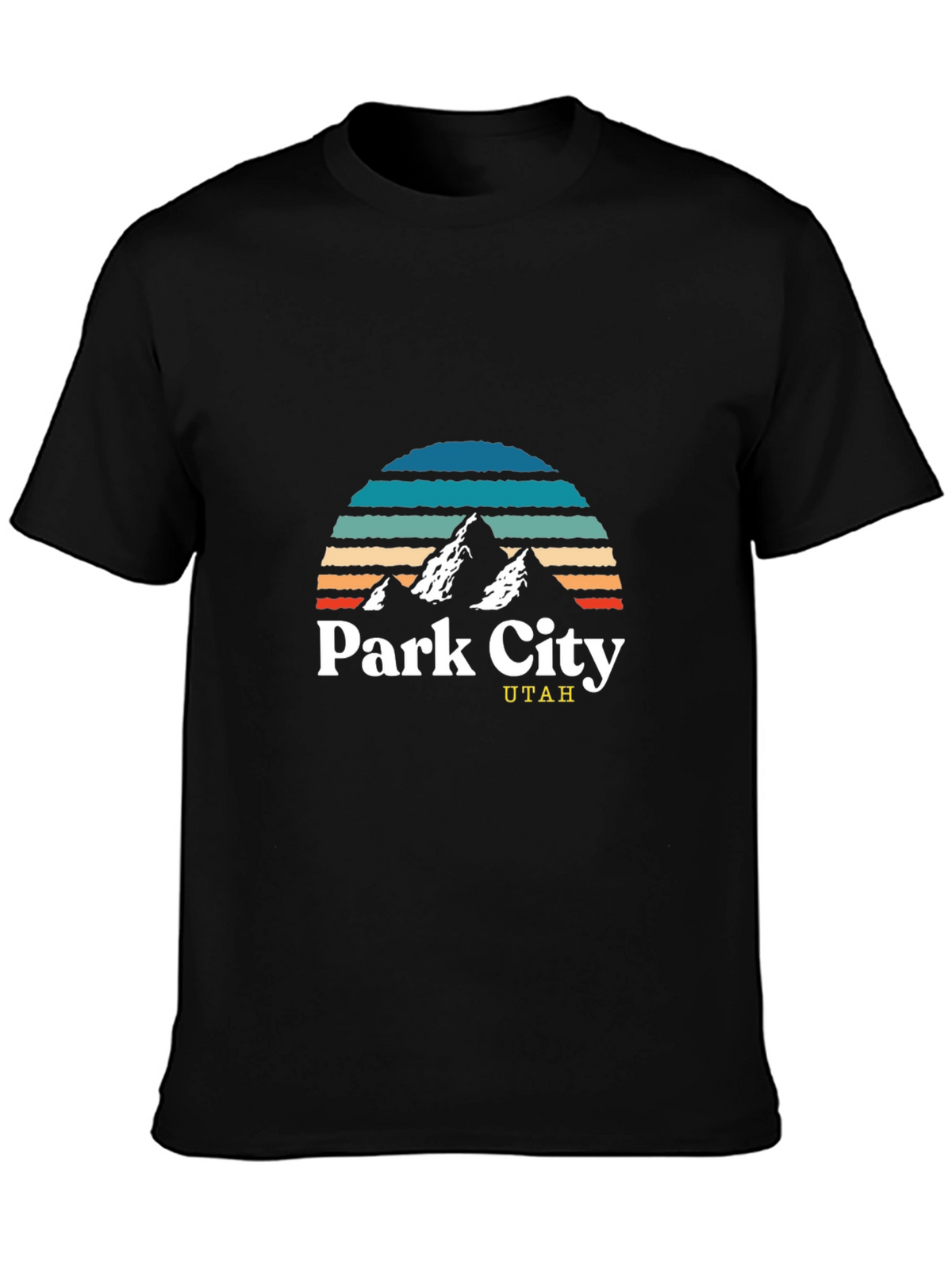 Park City Utah Graphic Tee - Retro Mountain Design