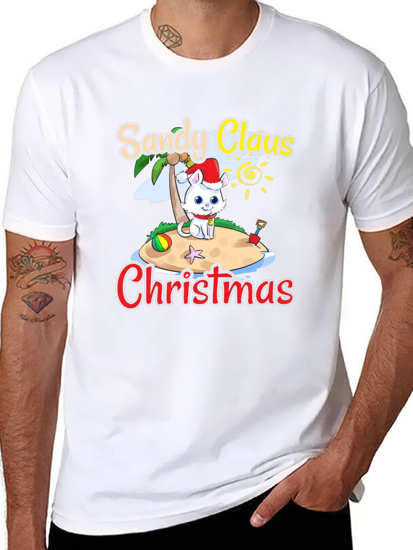 Sandy Claus Christmas T-Shirt