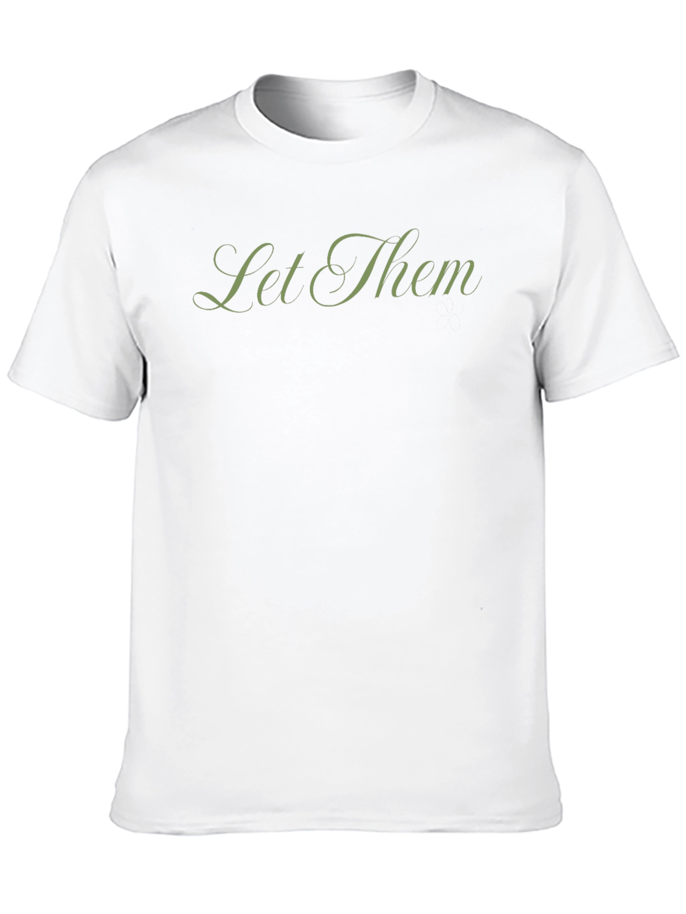 Let Them T-Shirt - Stylish Black Cotton Tee