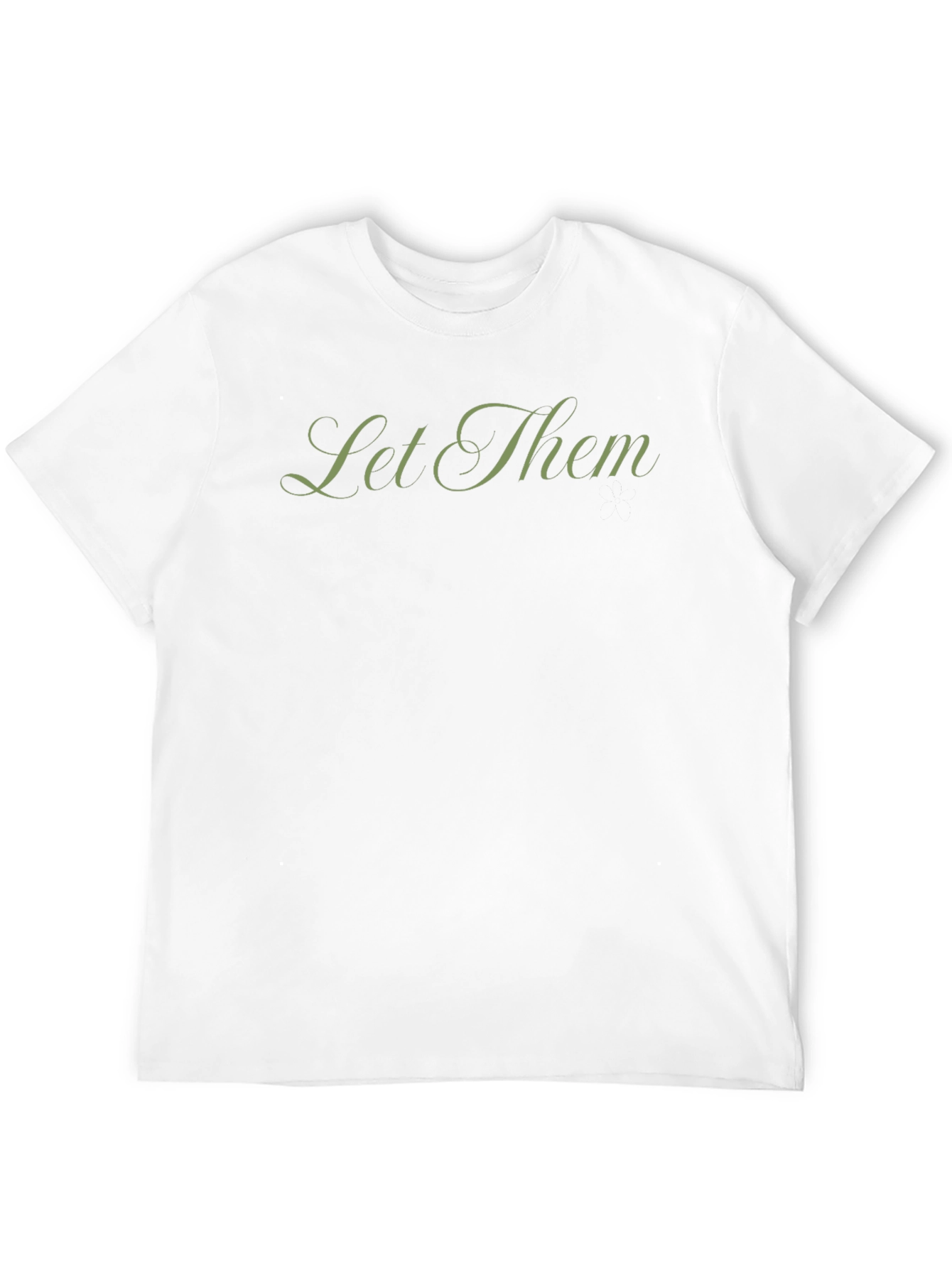Let Them T-Shirt - Stylish Black Cotton Tee