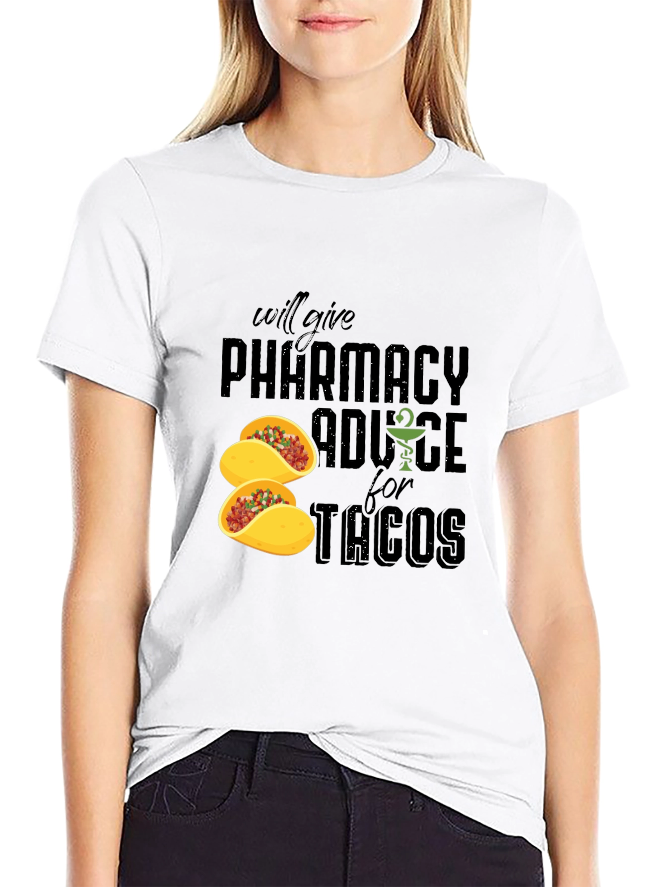 Pharmacy Advice For Tacos Graphic T-Shirt