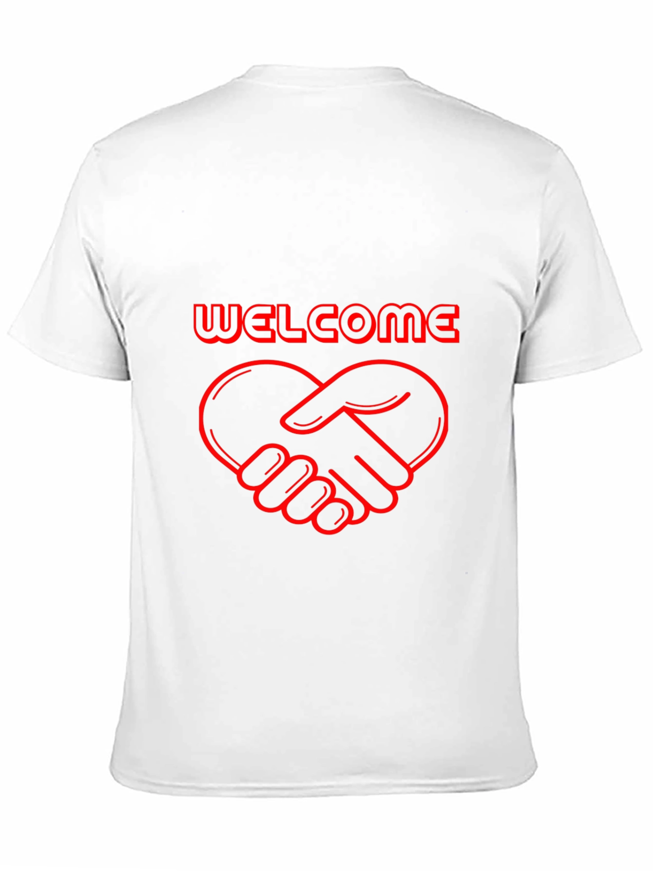 Welcome Heart Handshake Graphic Tee