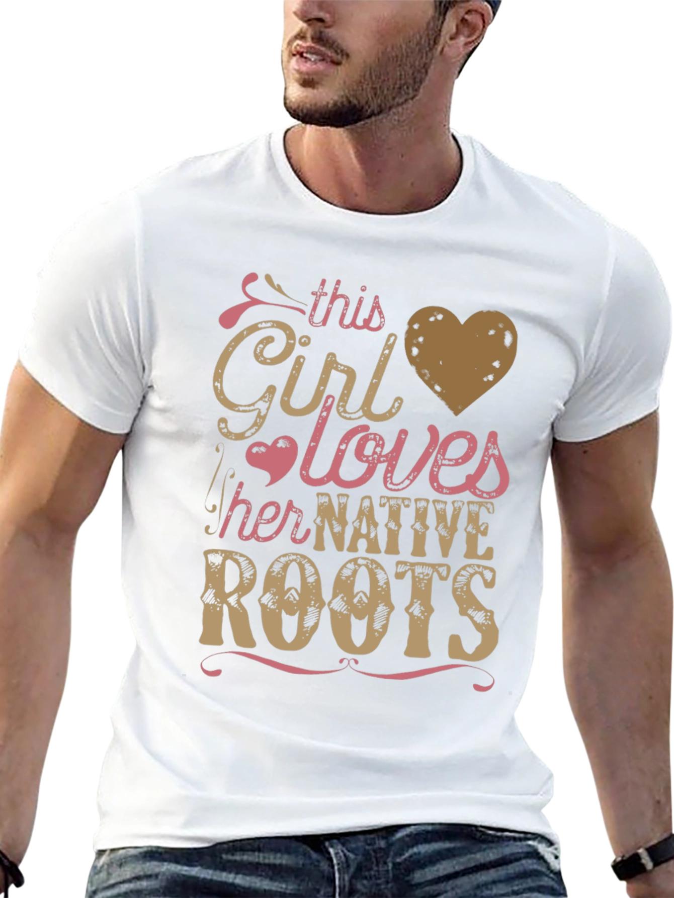 Native Roots Girls T-Shirt - Black Tee