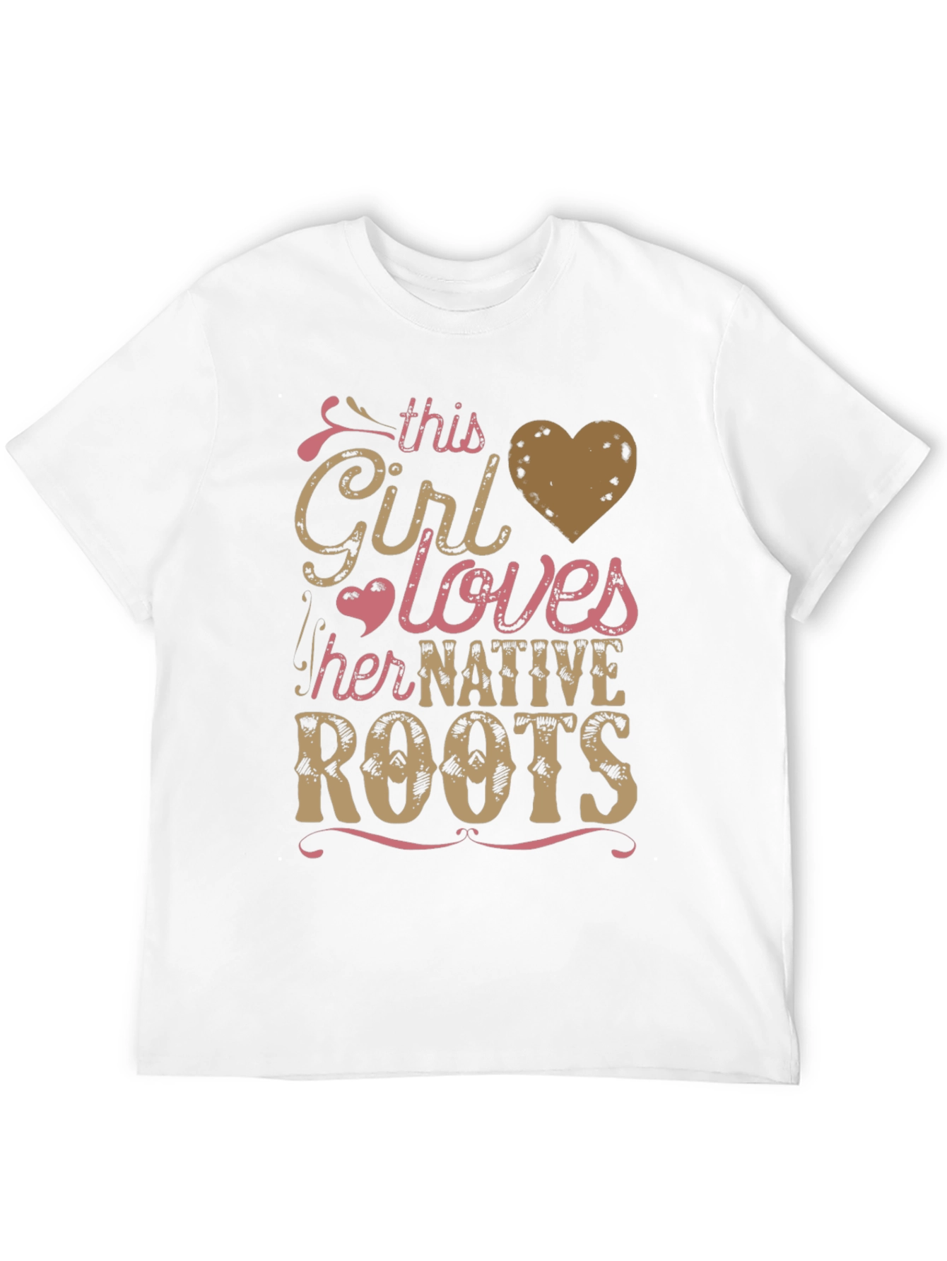 Native Roots Girls T-Shirt - Black Tee