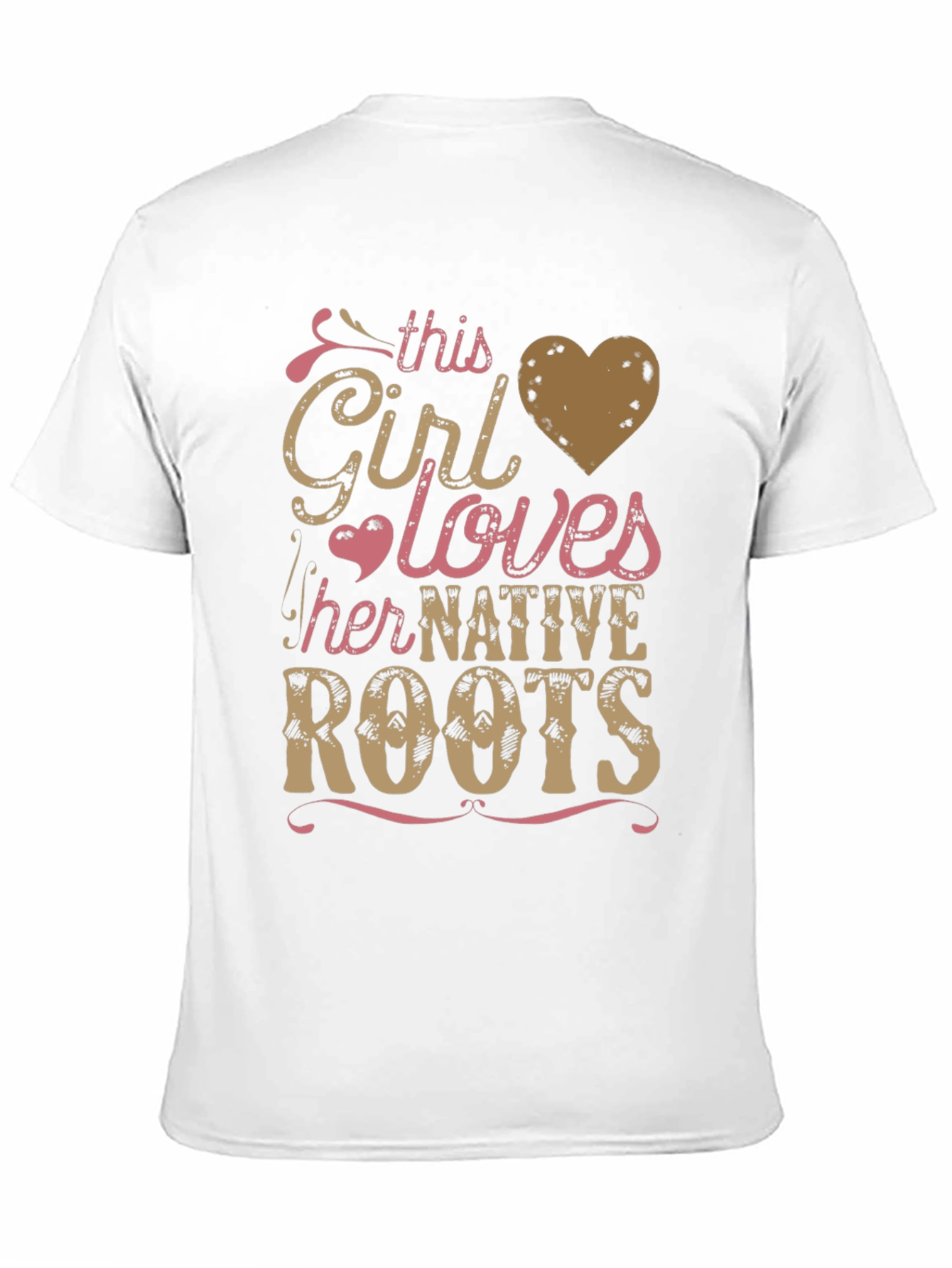 Native Roots Girls T-Shirt - Black Tee
