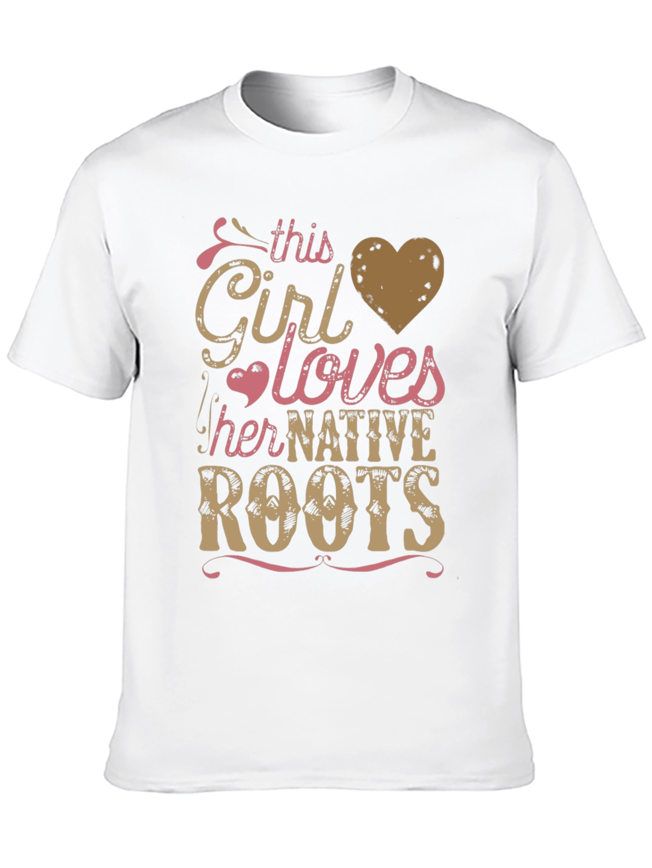 Native Roots Girls T-Shirt - Black Tee