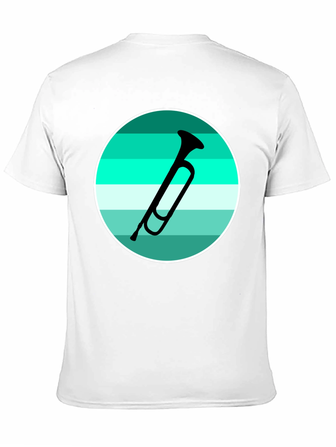 Musical Horn Graphic Tee - Black