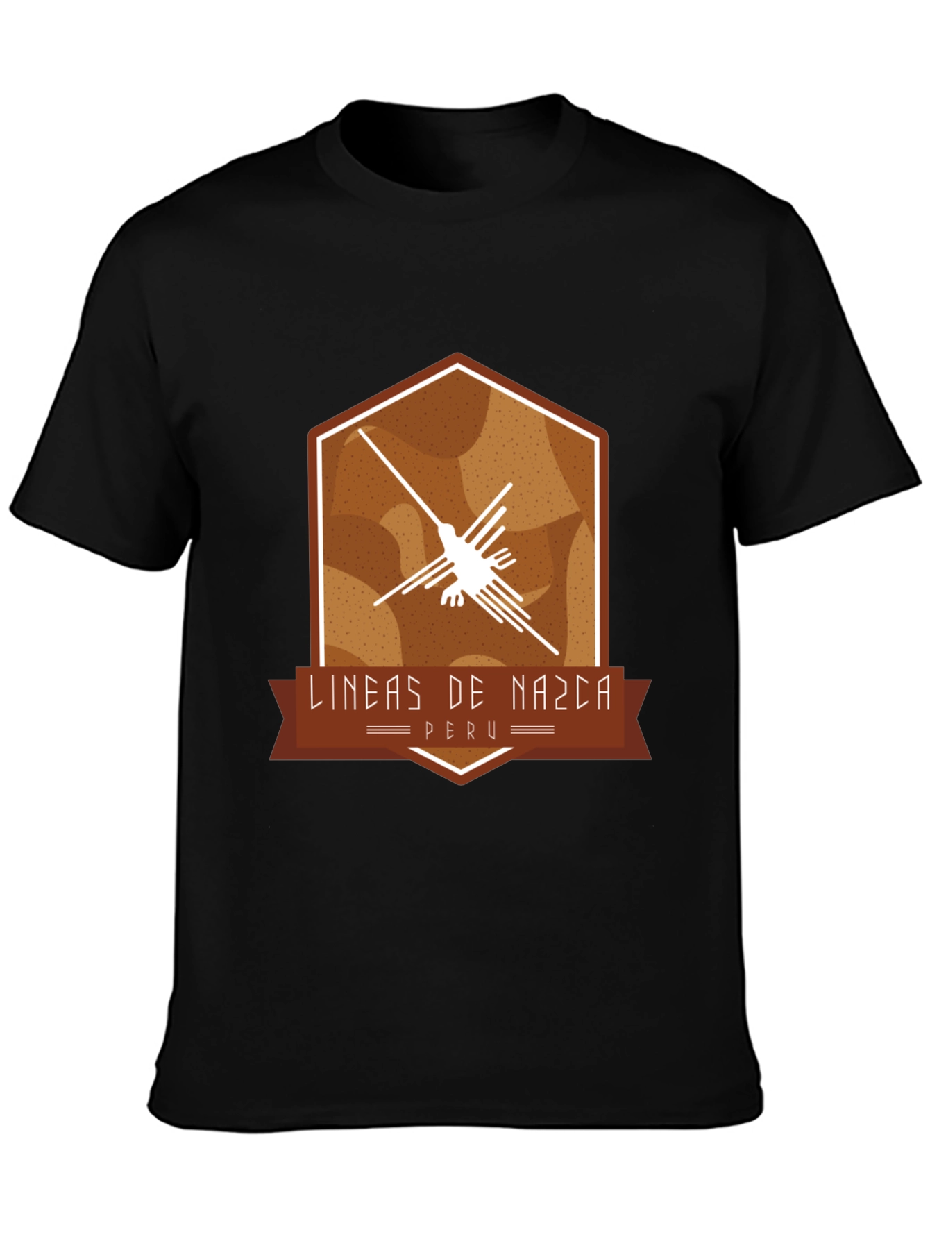 Lines of Nazca Peru T-Shirt Unique Design