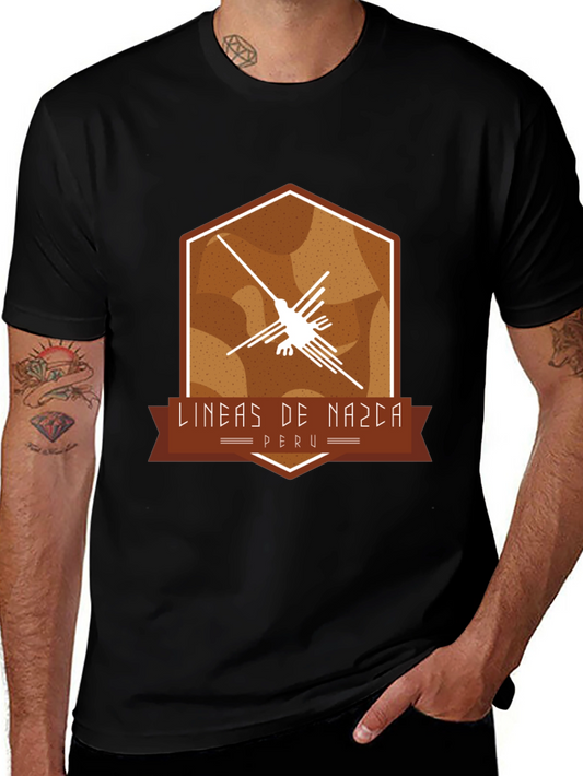 Lines of Nazca Peru T-Shirt Unique Design