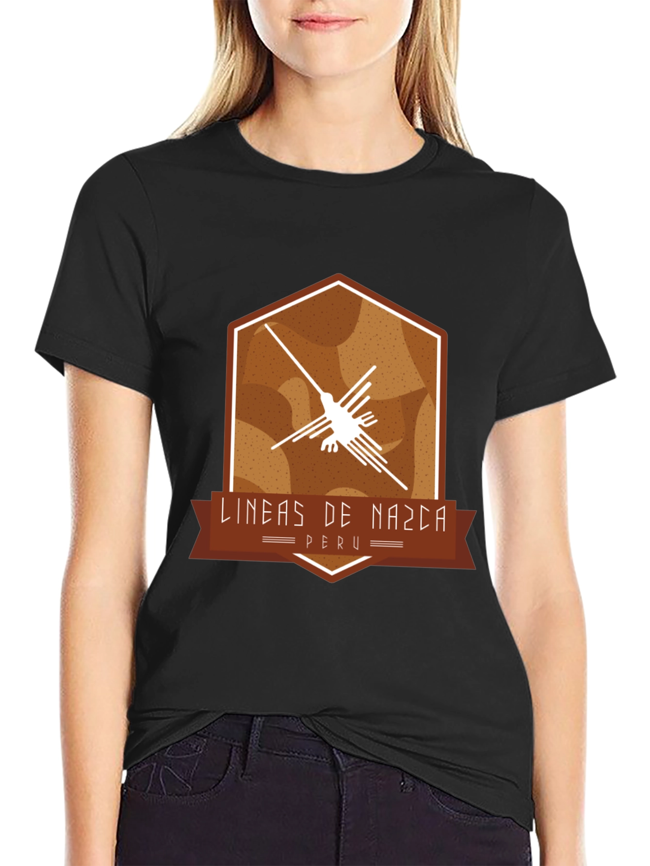 Lines of Nazca Peru T-Shirt Unique Design