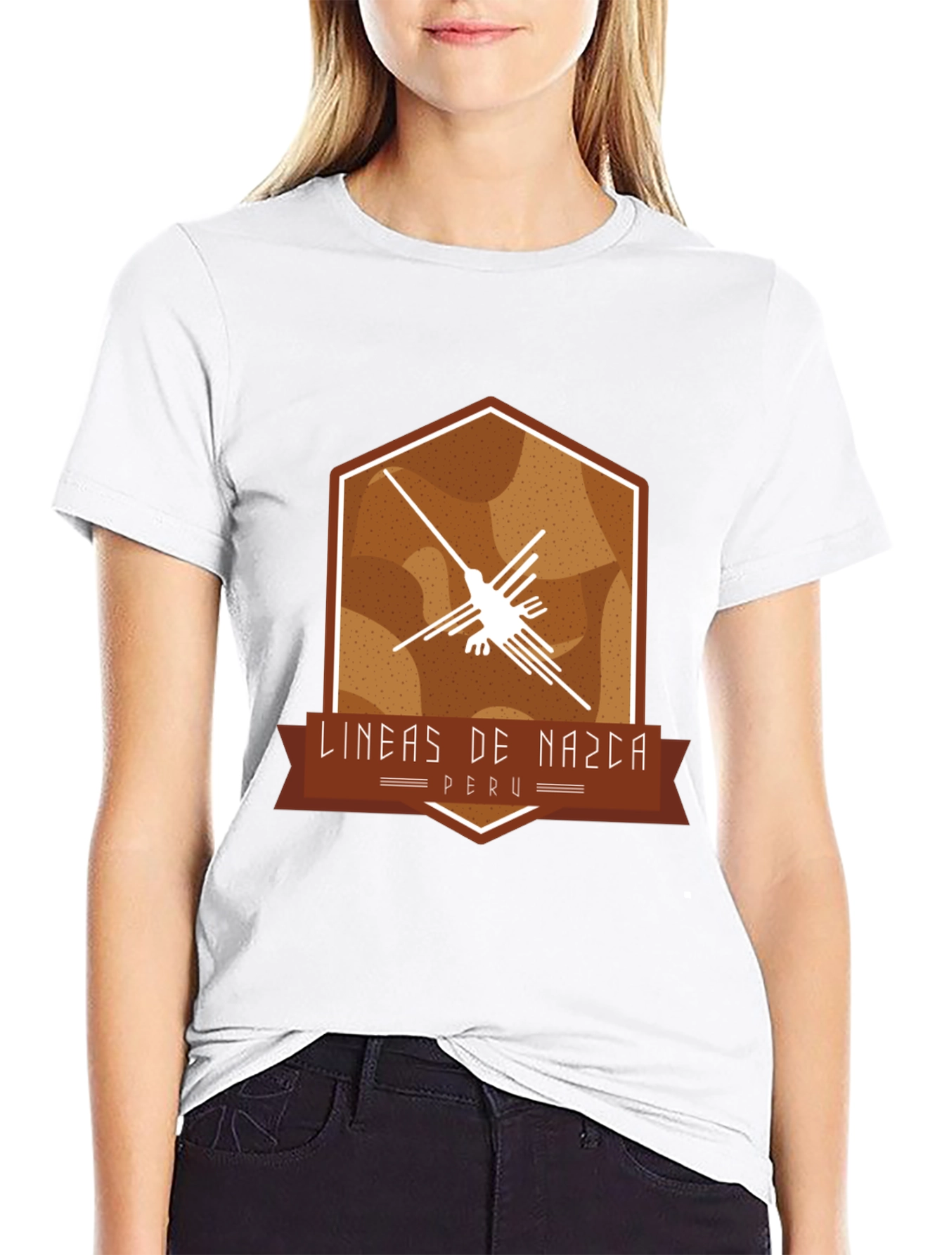 Lines of Nazca Peru T-Shirt Unique Design