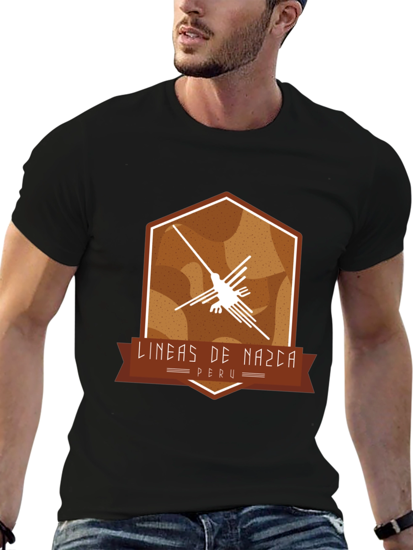 Lines of Nazca Peru T-Shirt Unique Design