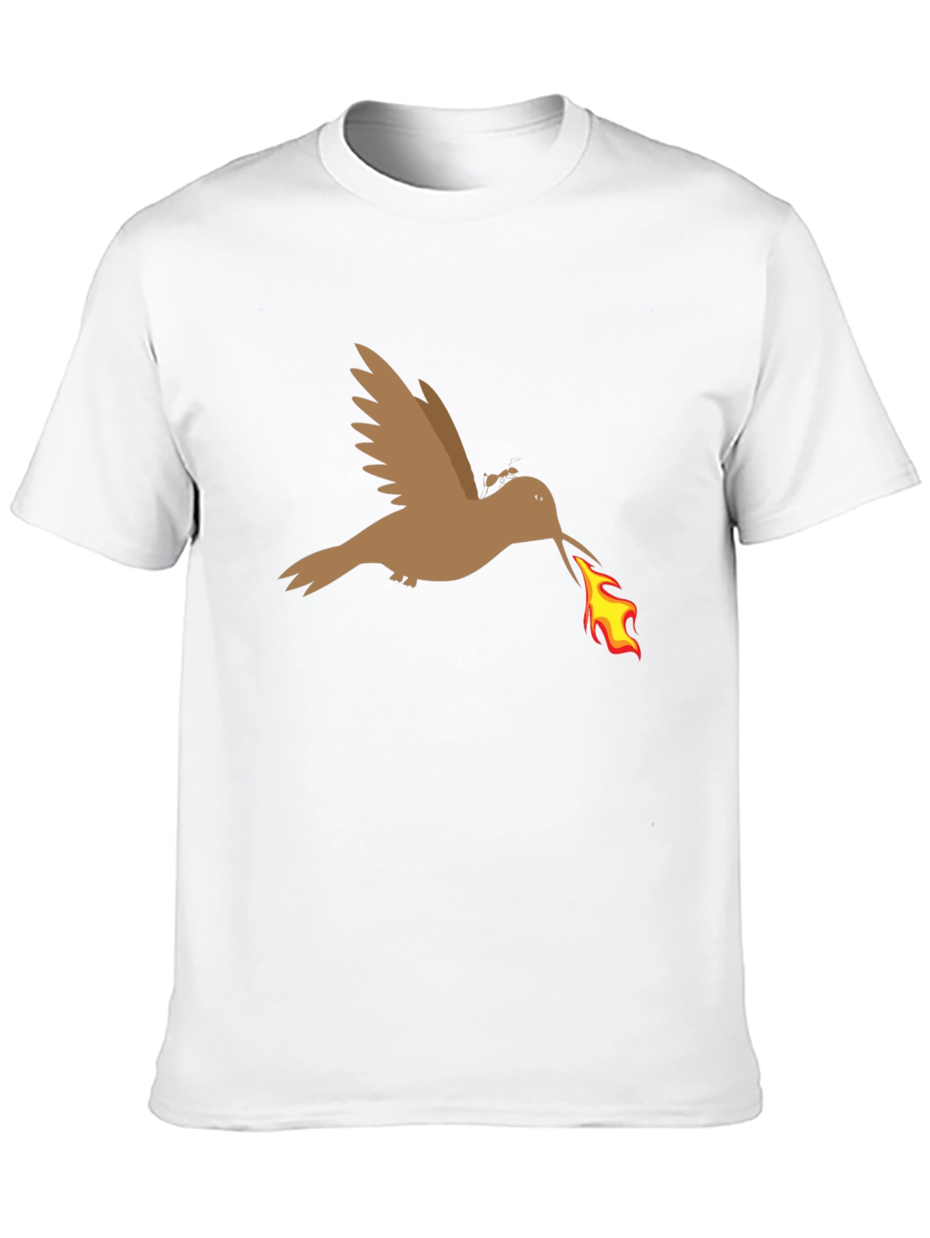 Hummingbird Fire T-Shirt - Unique Graphic Tee