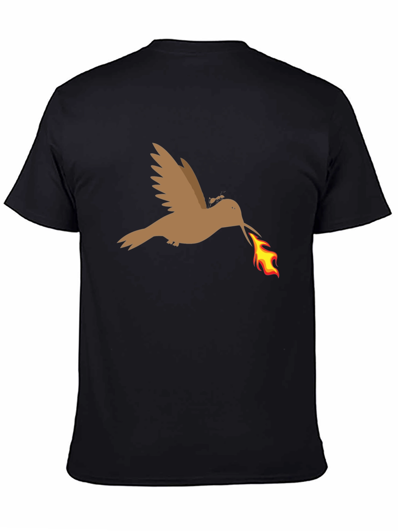 Hummingbird Fire T-Shirt - Unique Graphic Tee