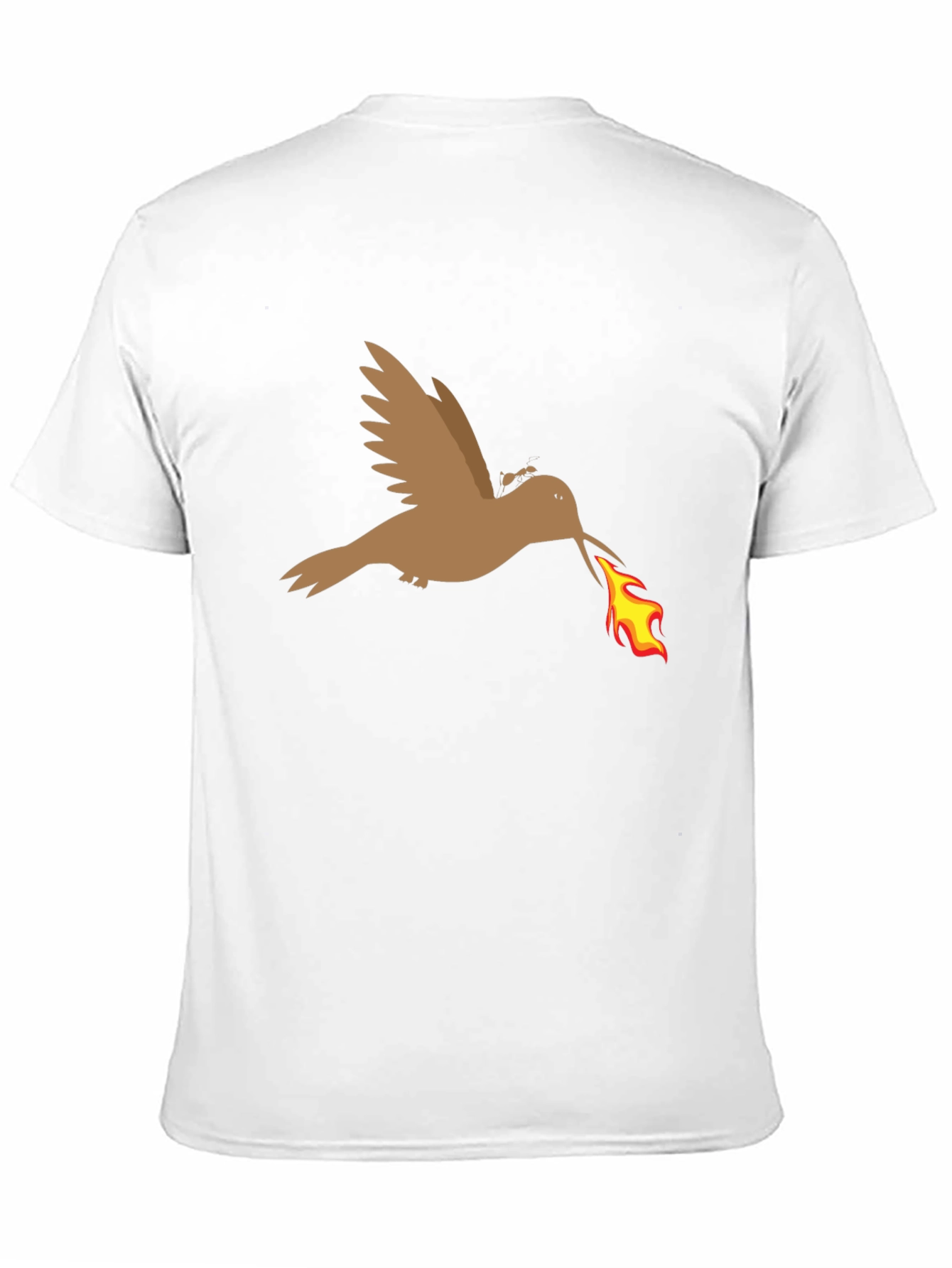 Hummingbird Fire T-Shirt - Unique Graphic Tee