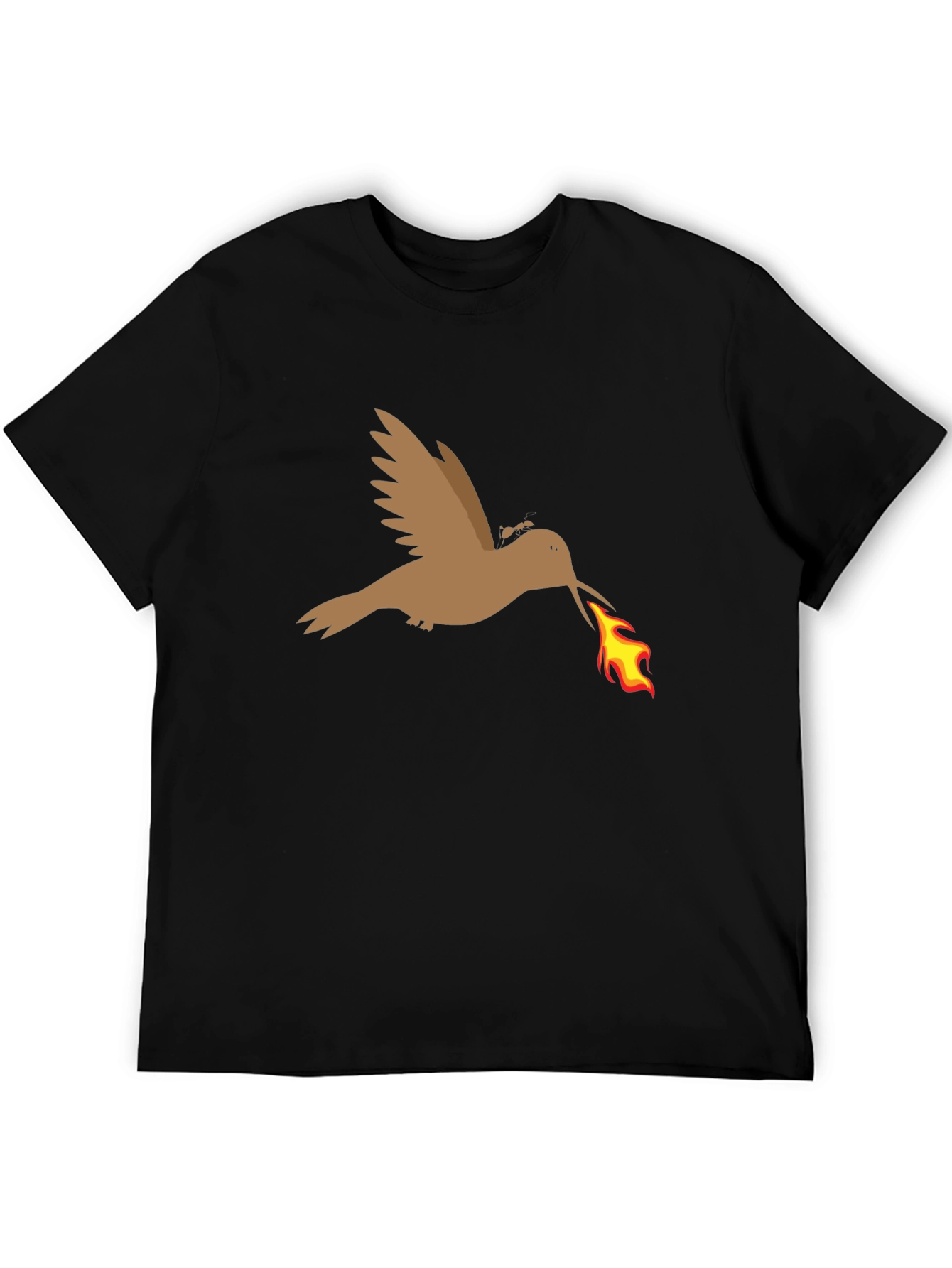 Hummingbird Fire T-Shirt - Unique Graphic Tee