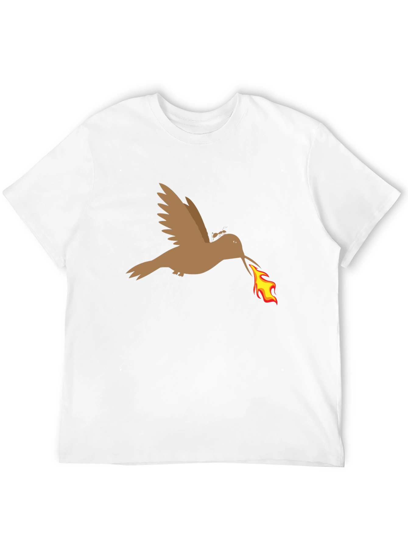 Hummingbird Fire T-Shirt - Unique Graphic Tee